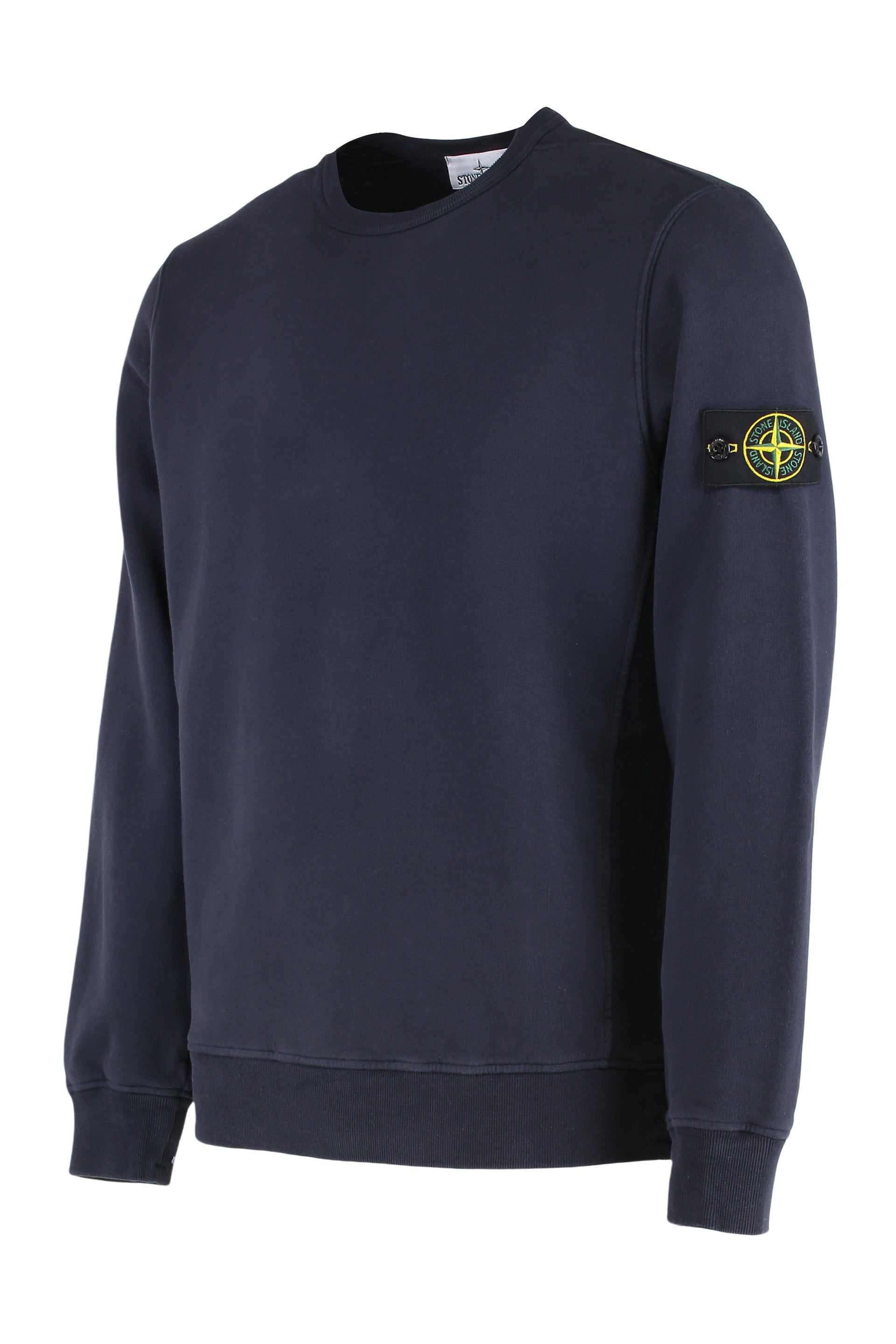 Crew neck sweatshirt in cotton