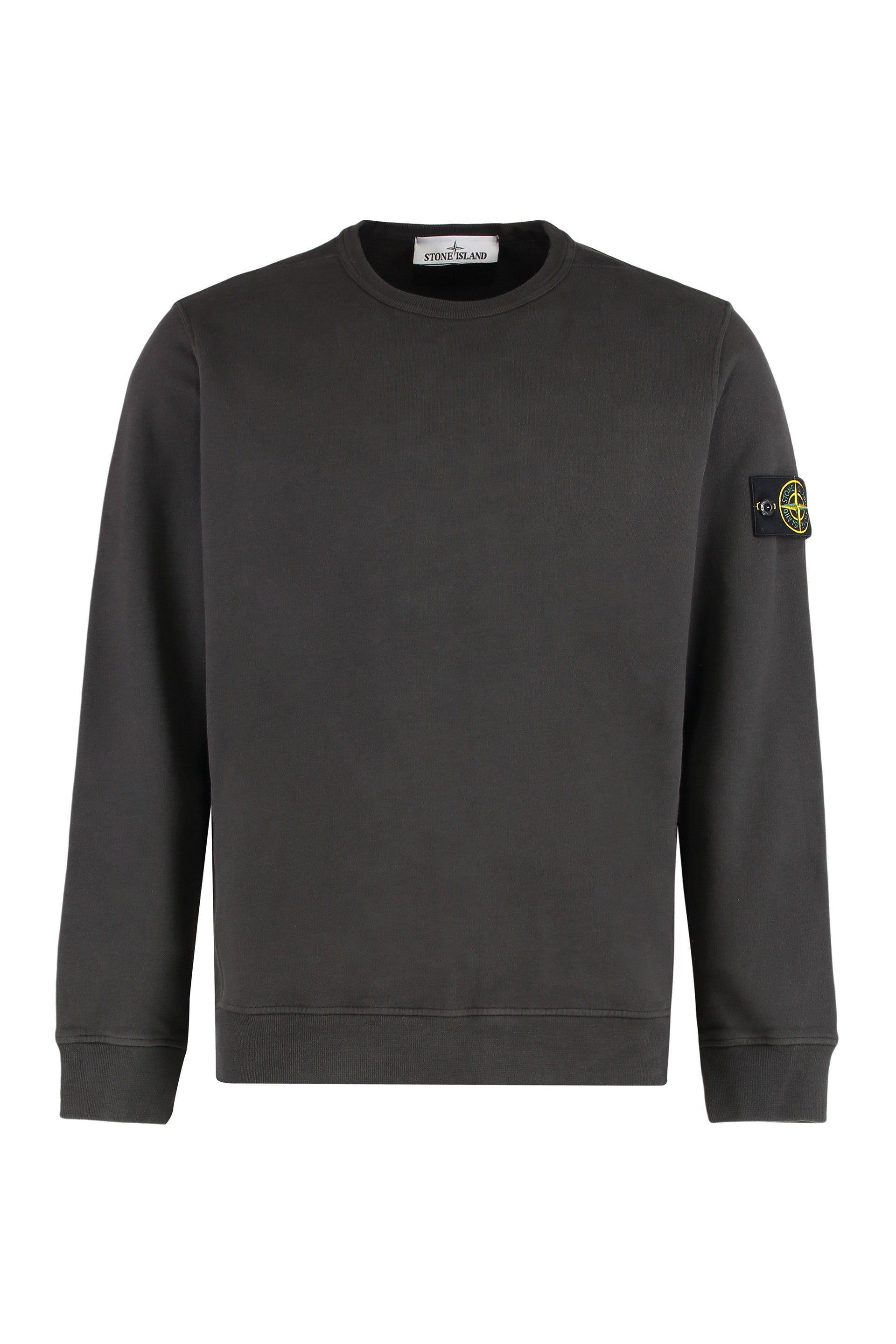 Crew neck sweatshirt in cotton