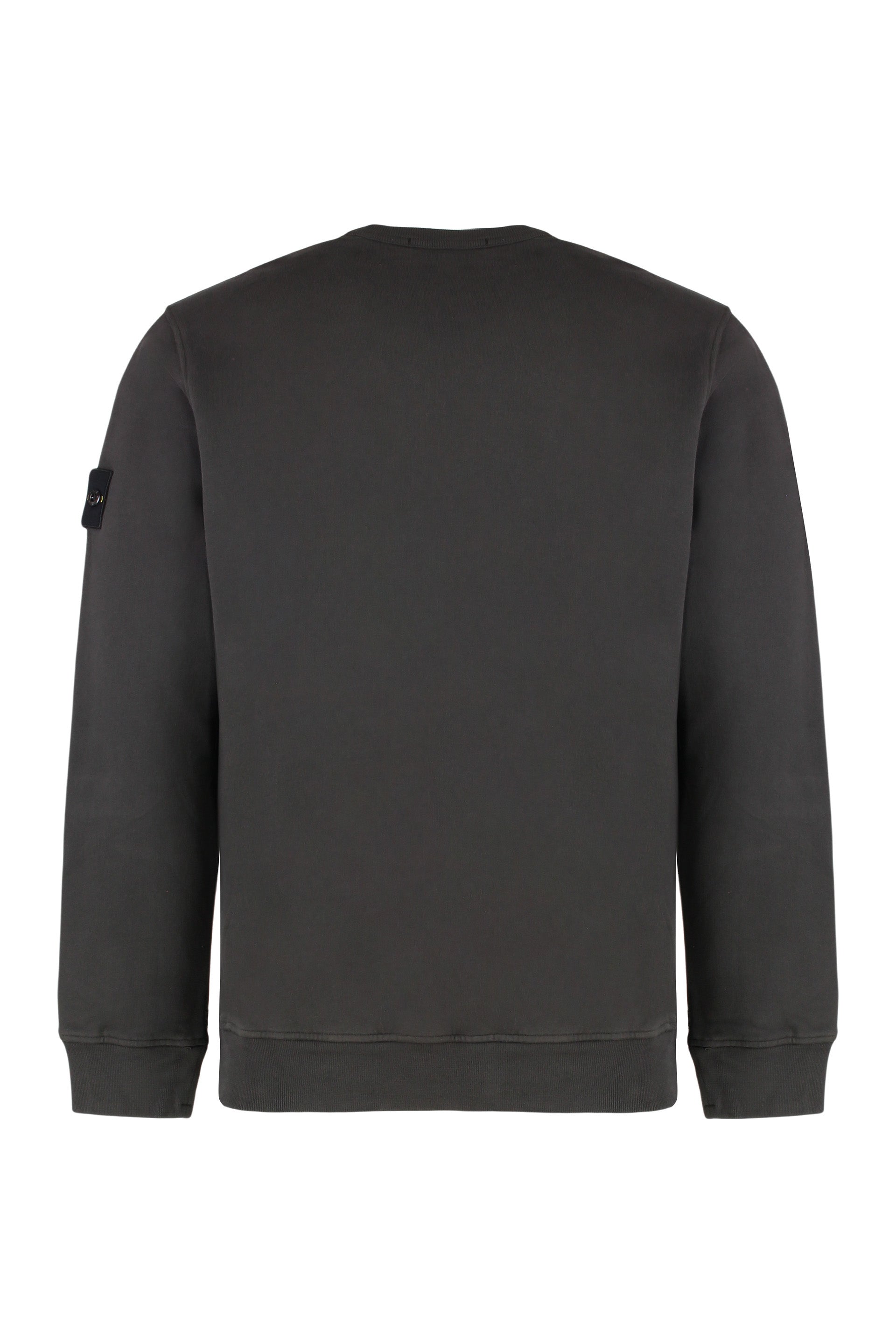 Crew neck sweatshirt in cotton