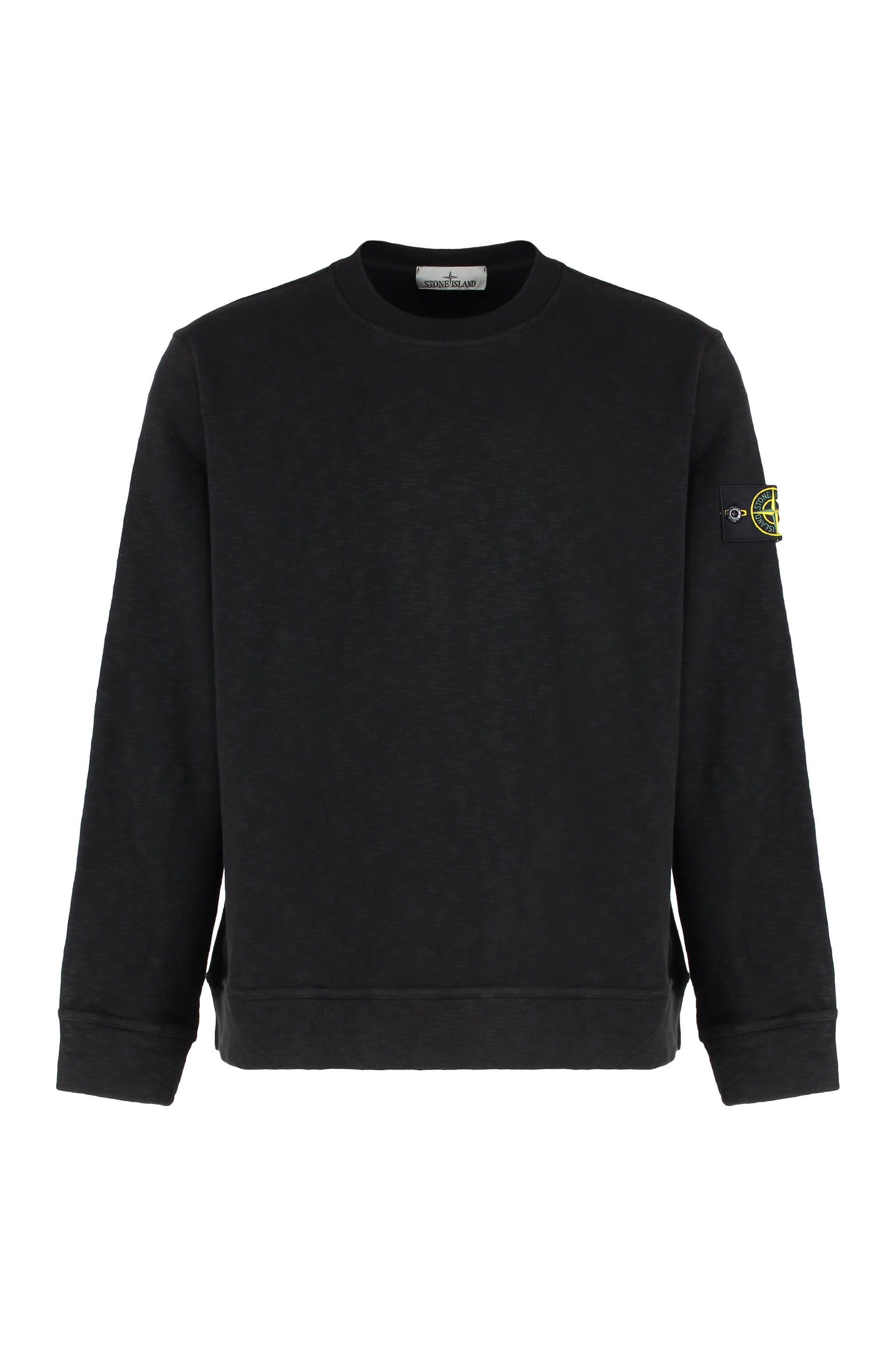 Crew neck sweatshirt in cotton jersey