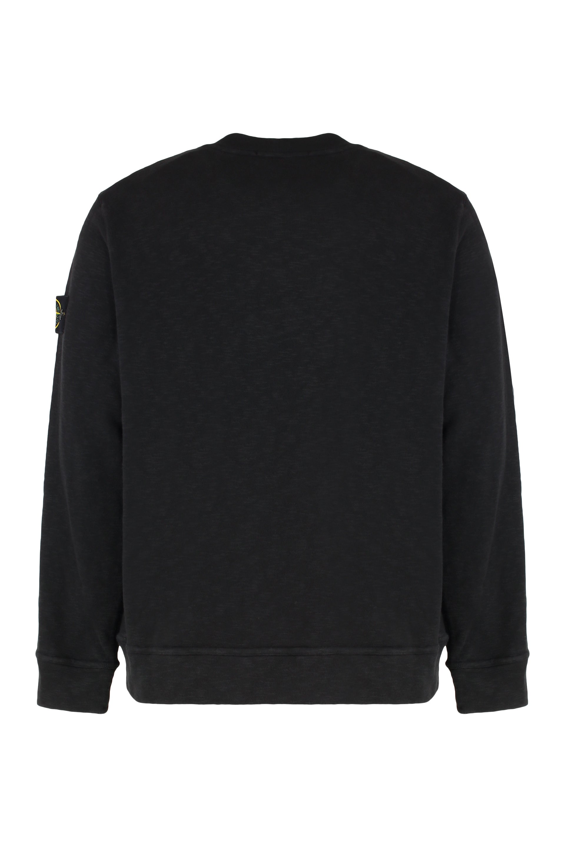 Crew neck sweatshirt in cotton jersey