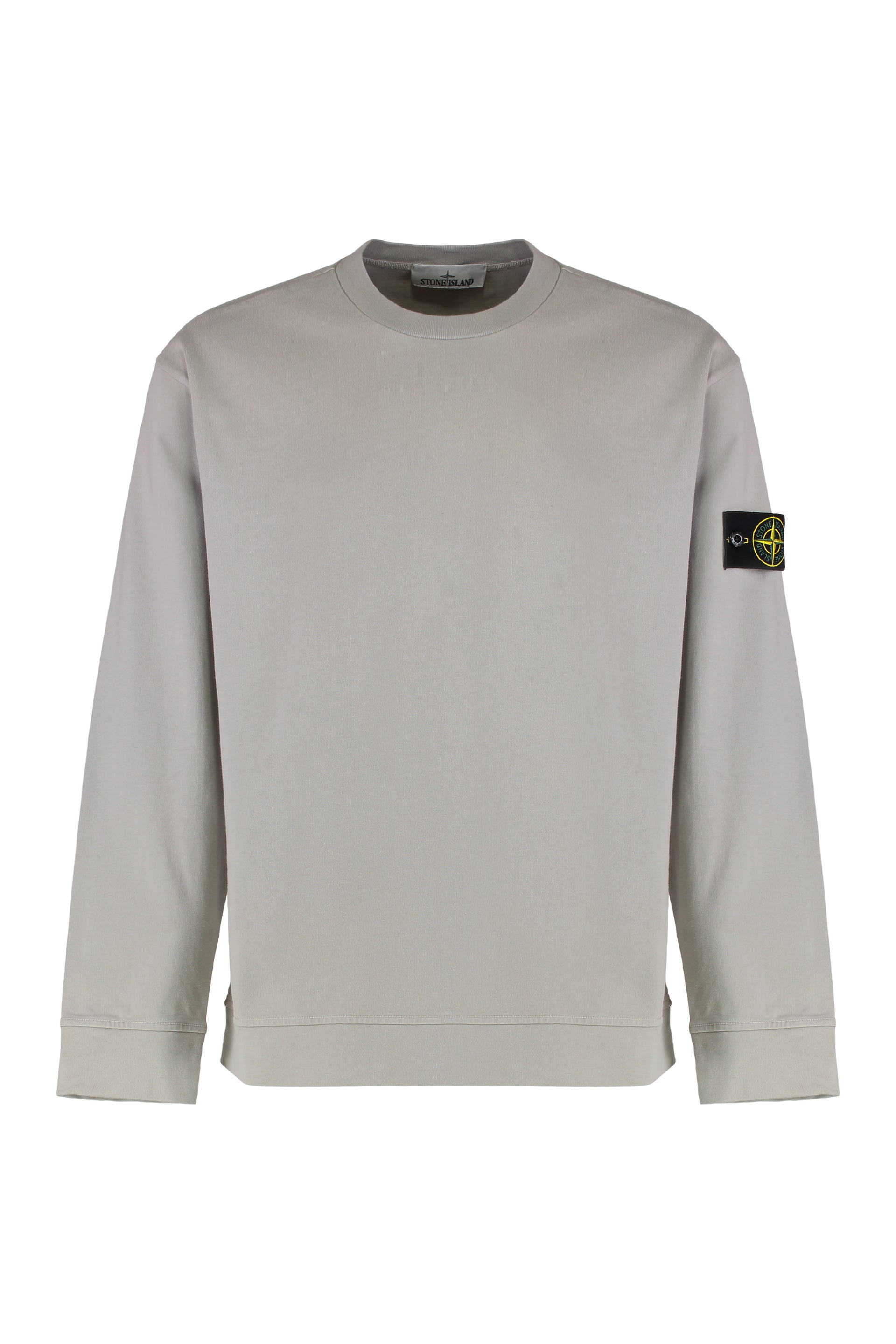 Crew neck sweatshirt in cotton jersey