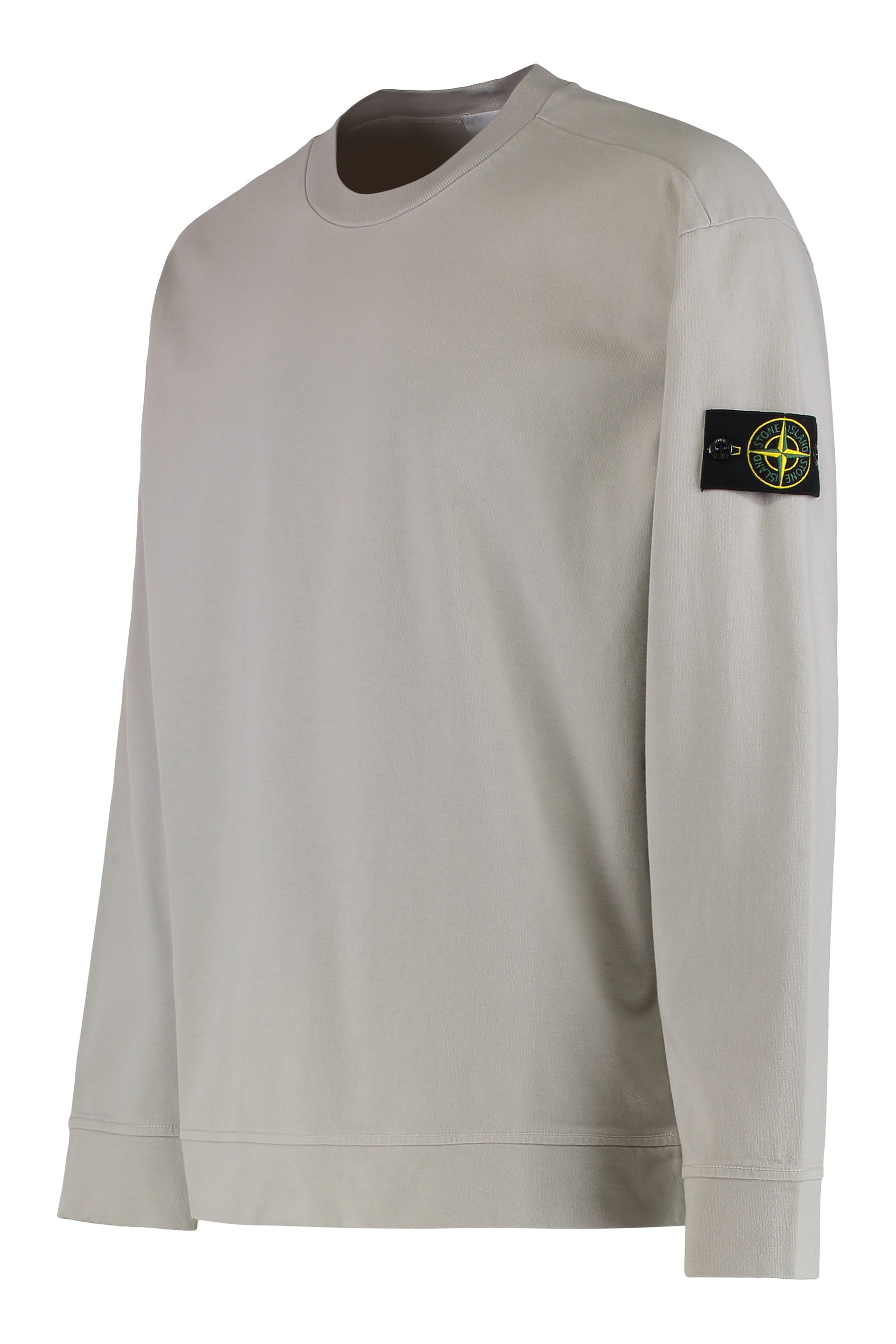 Crew neck sweatshirt in cotton jersey