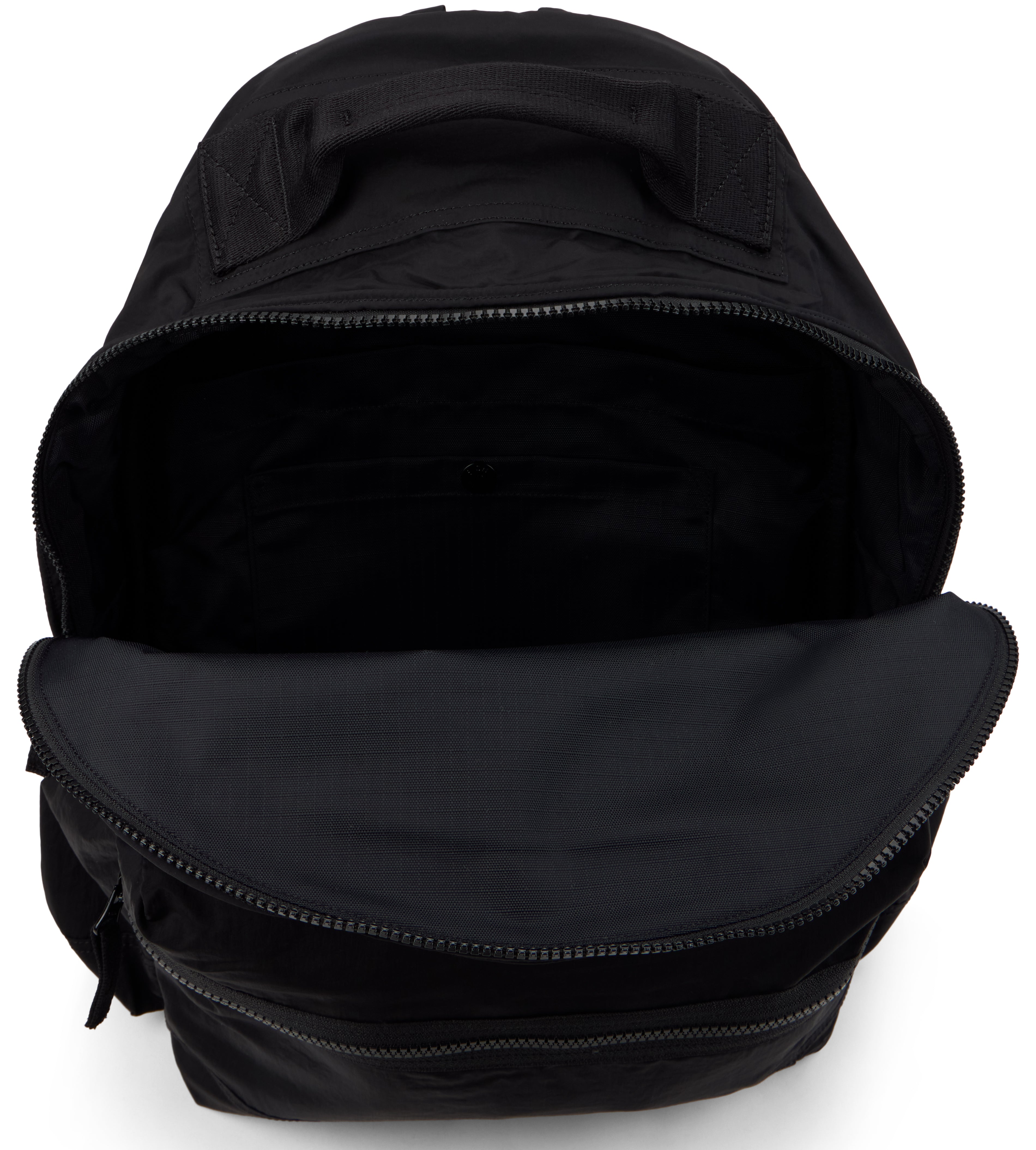 Technical backpack with zip