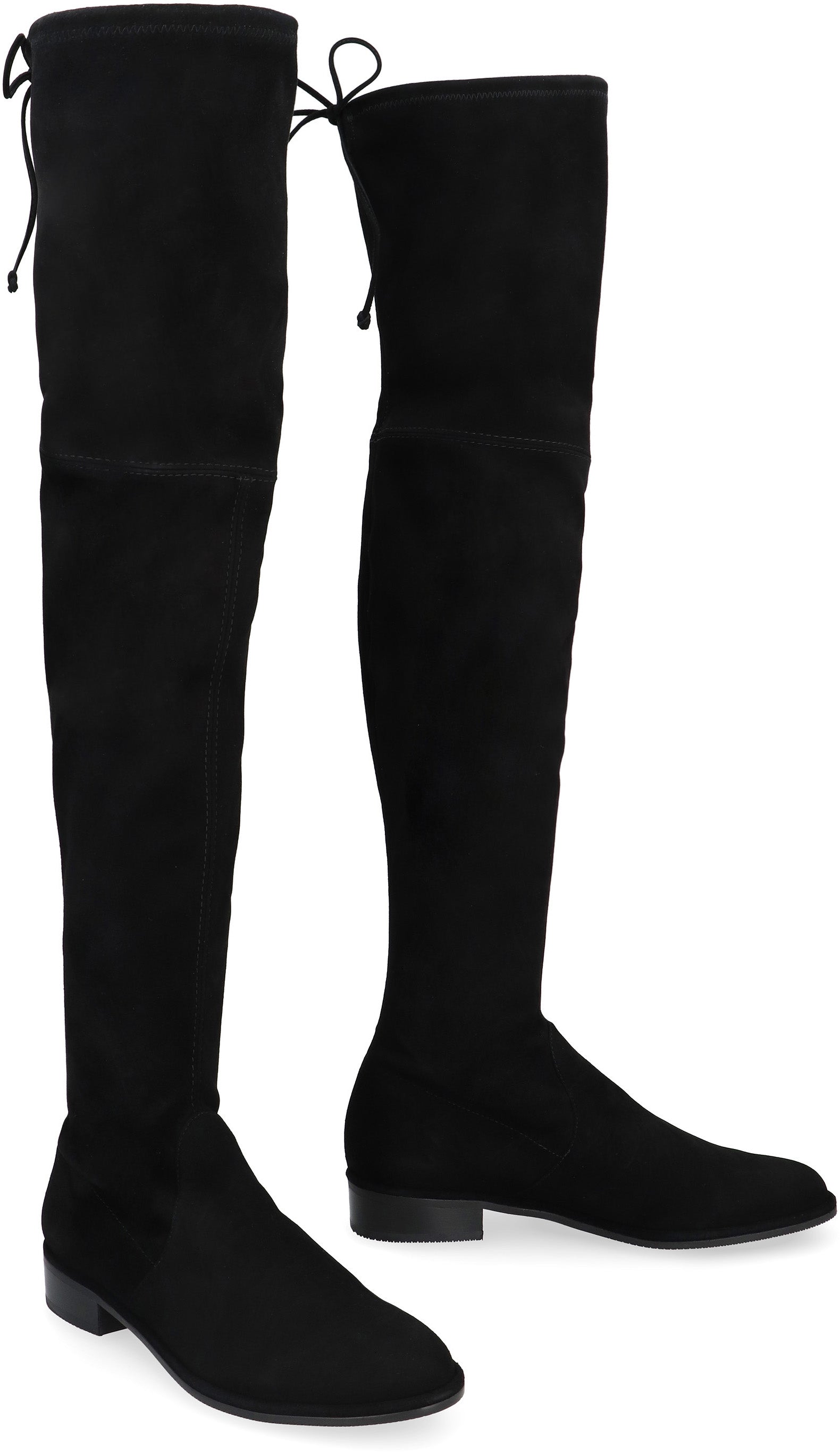 Lowland Stretch suede over the knee boots