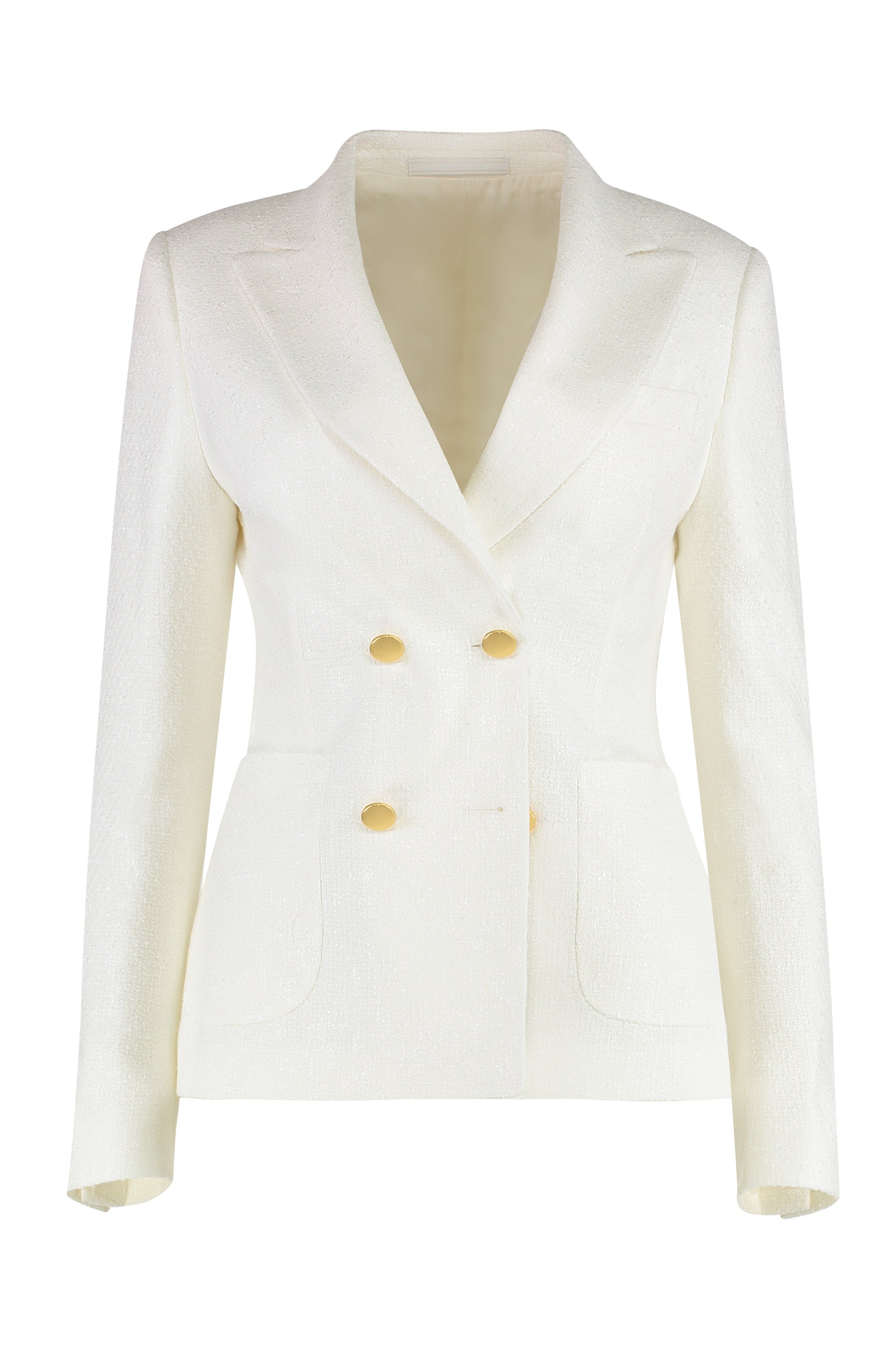 J-Coral boucle jersey single-breasted jacket