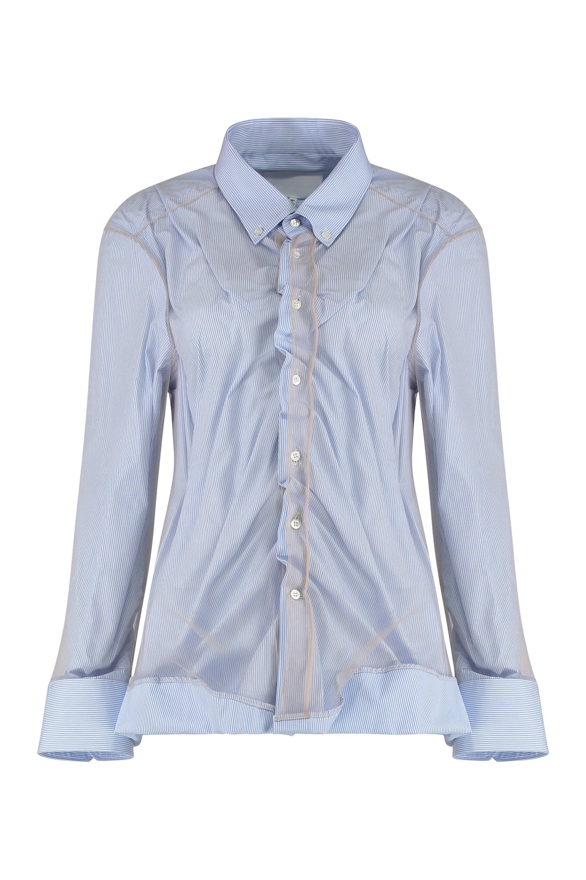 Striped cotton shirt