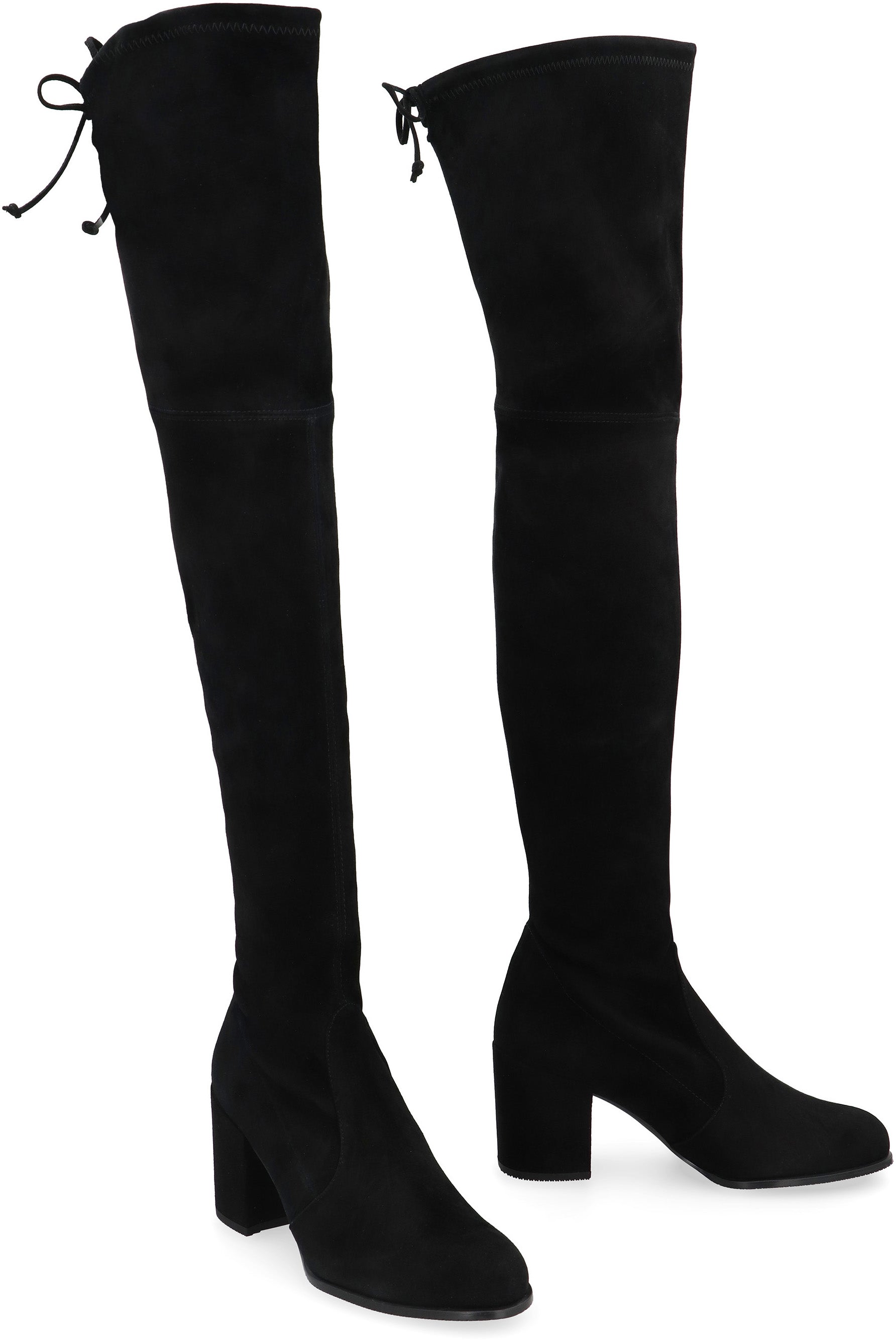 Tieland stretch suede over the knee boots