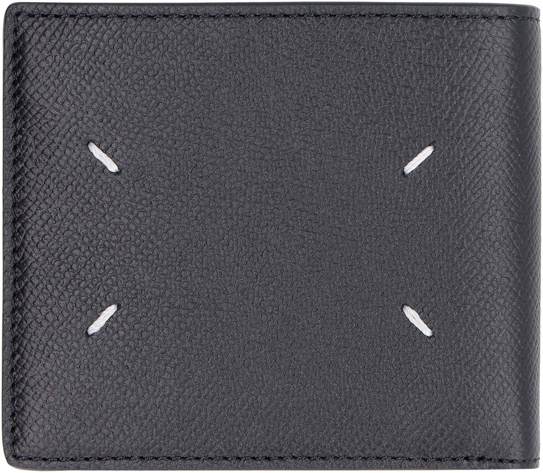 Leather flap-over wallet