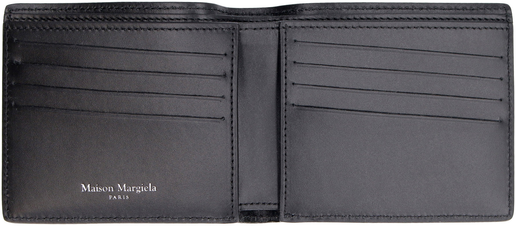 Leather flap-over wallet