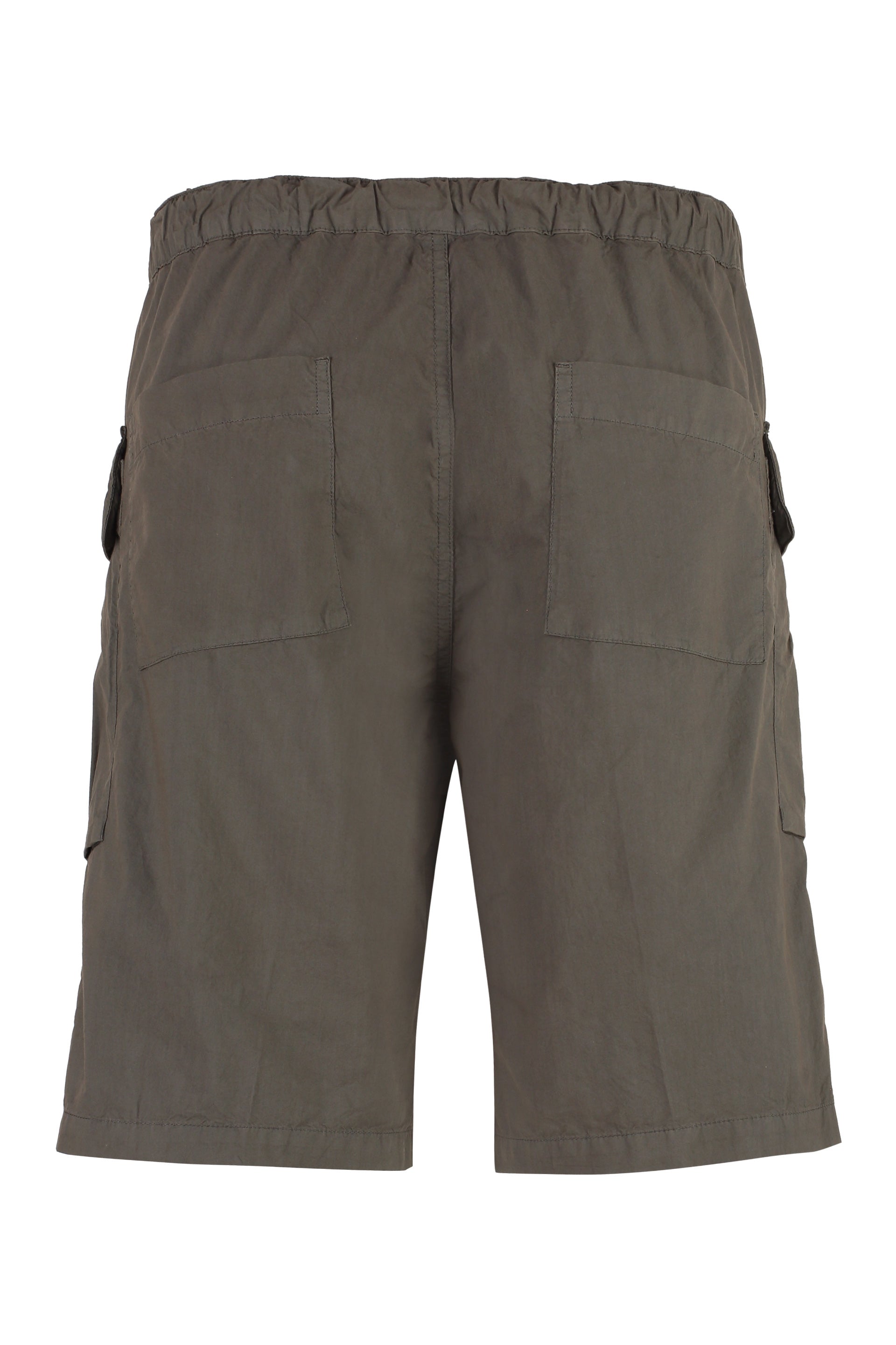 Cotton cargo bermuda shorts