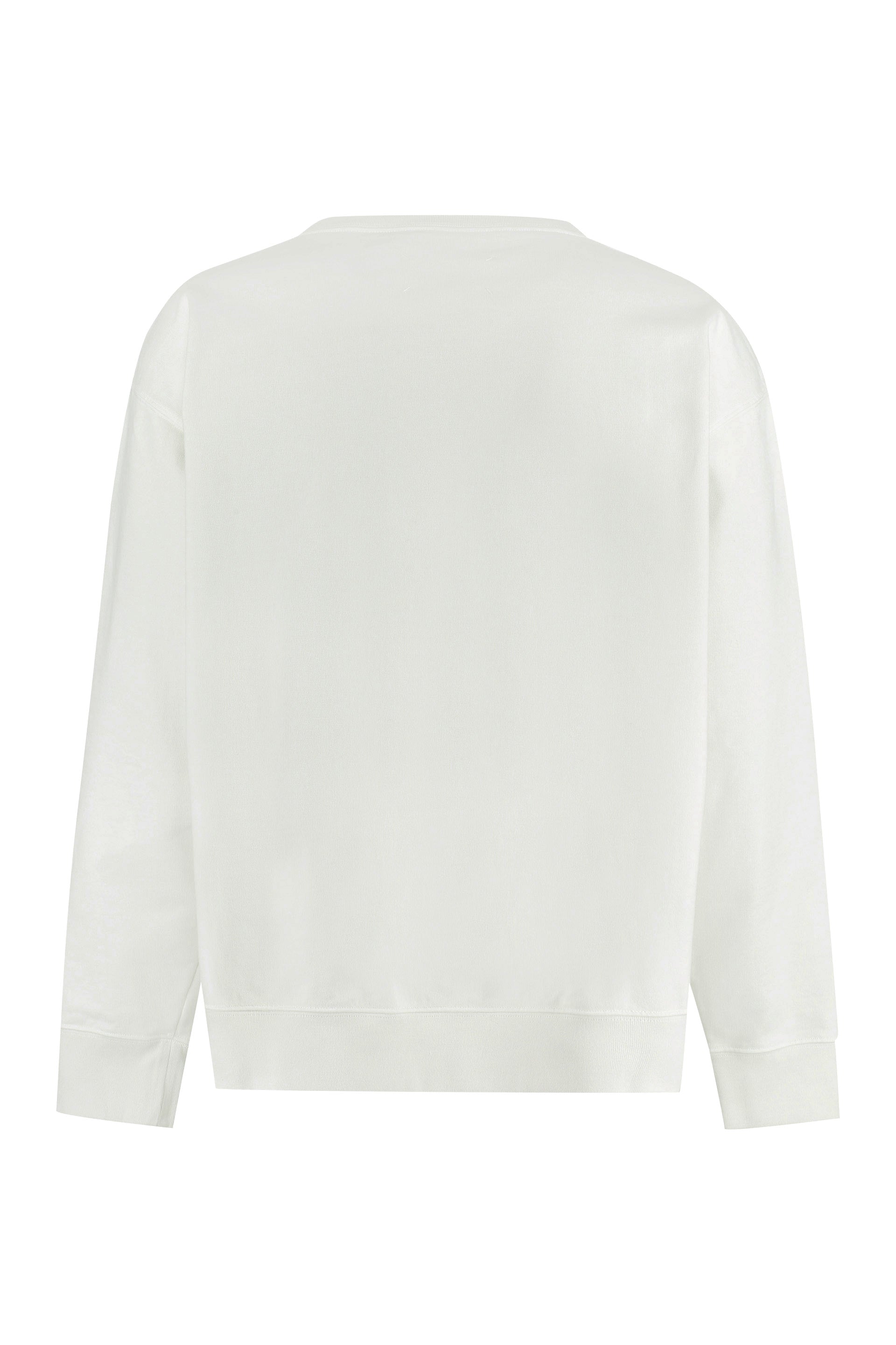 Cotton crew-neck sweatshirt