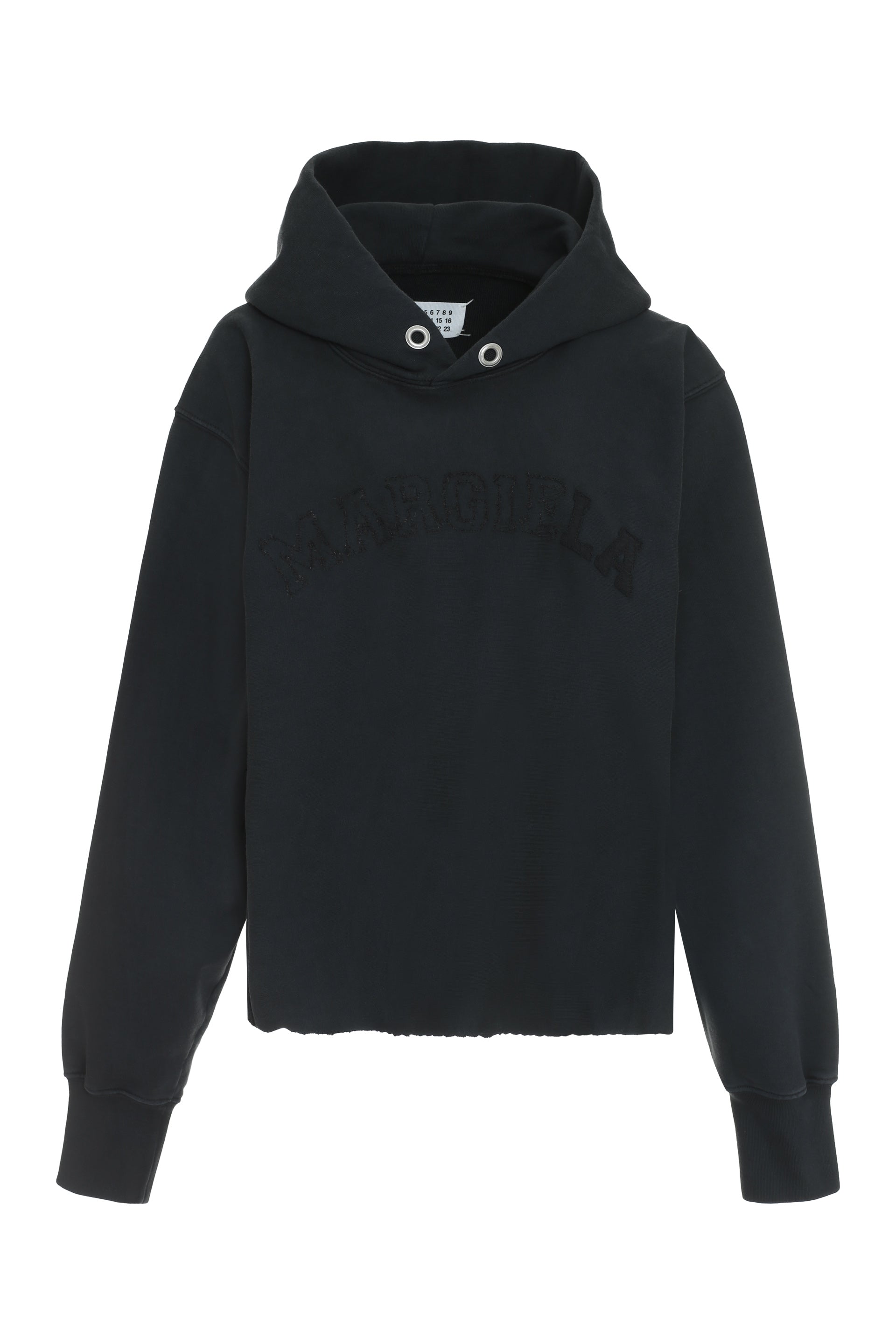 Logo cotton hoodie