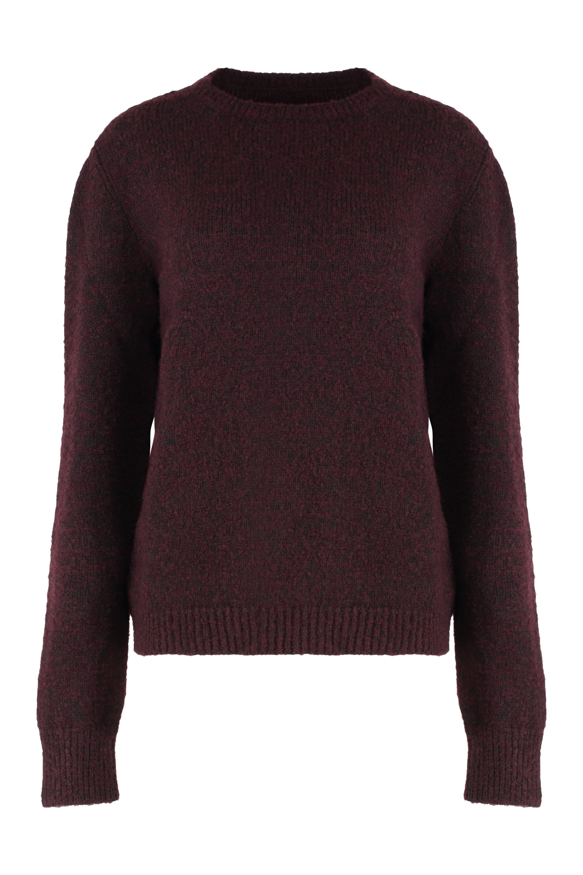 virgin wool crew-neck sweater