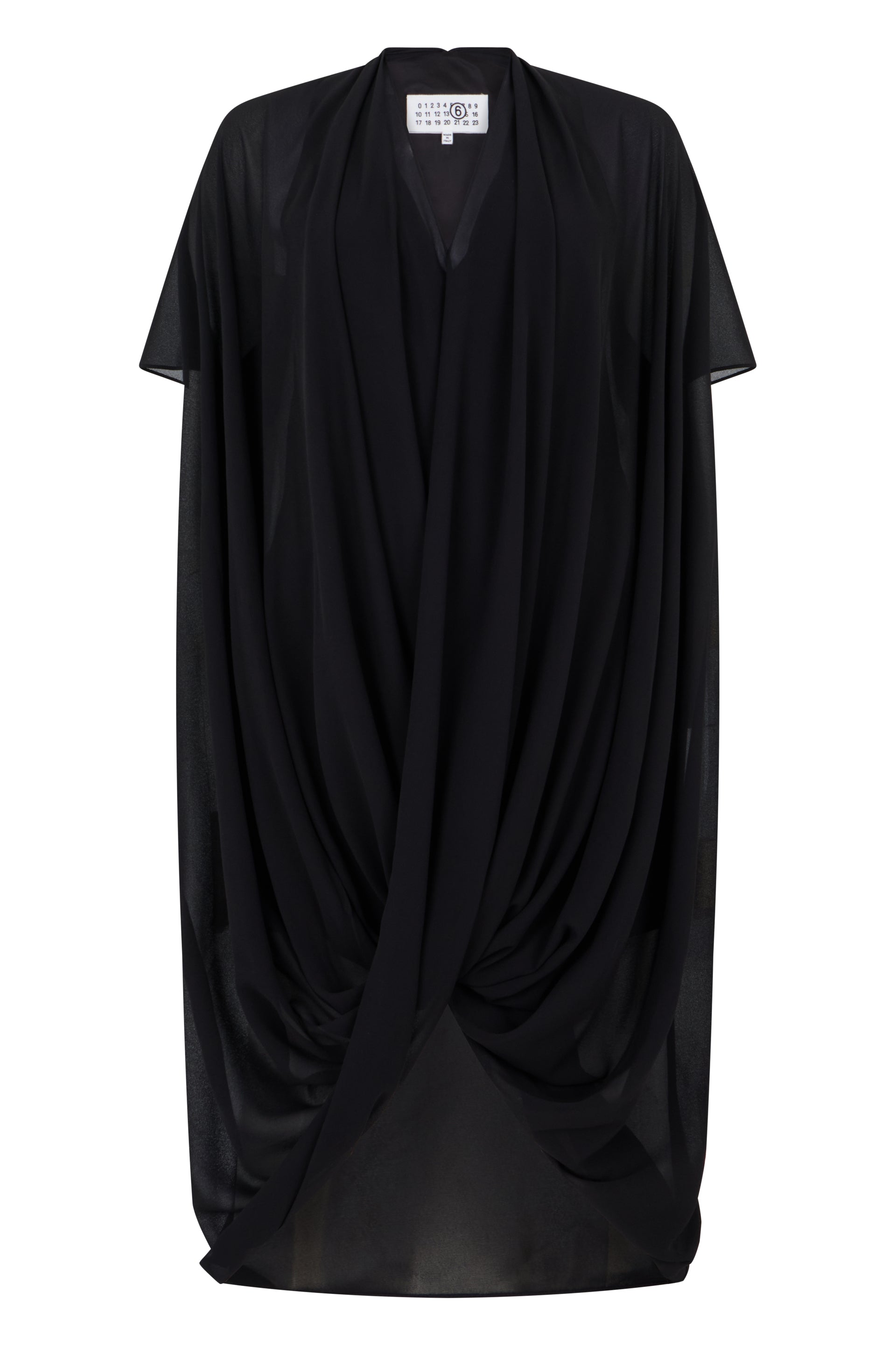 Asymmetric Dress with Draping