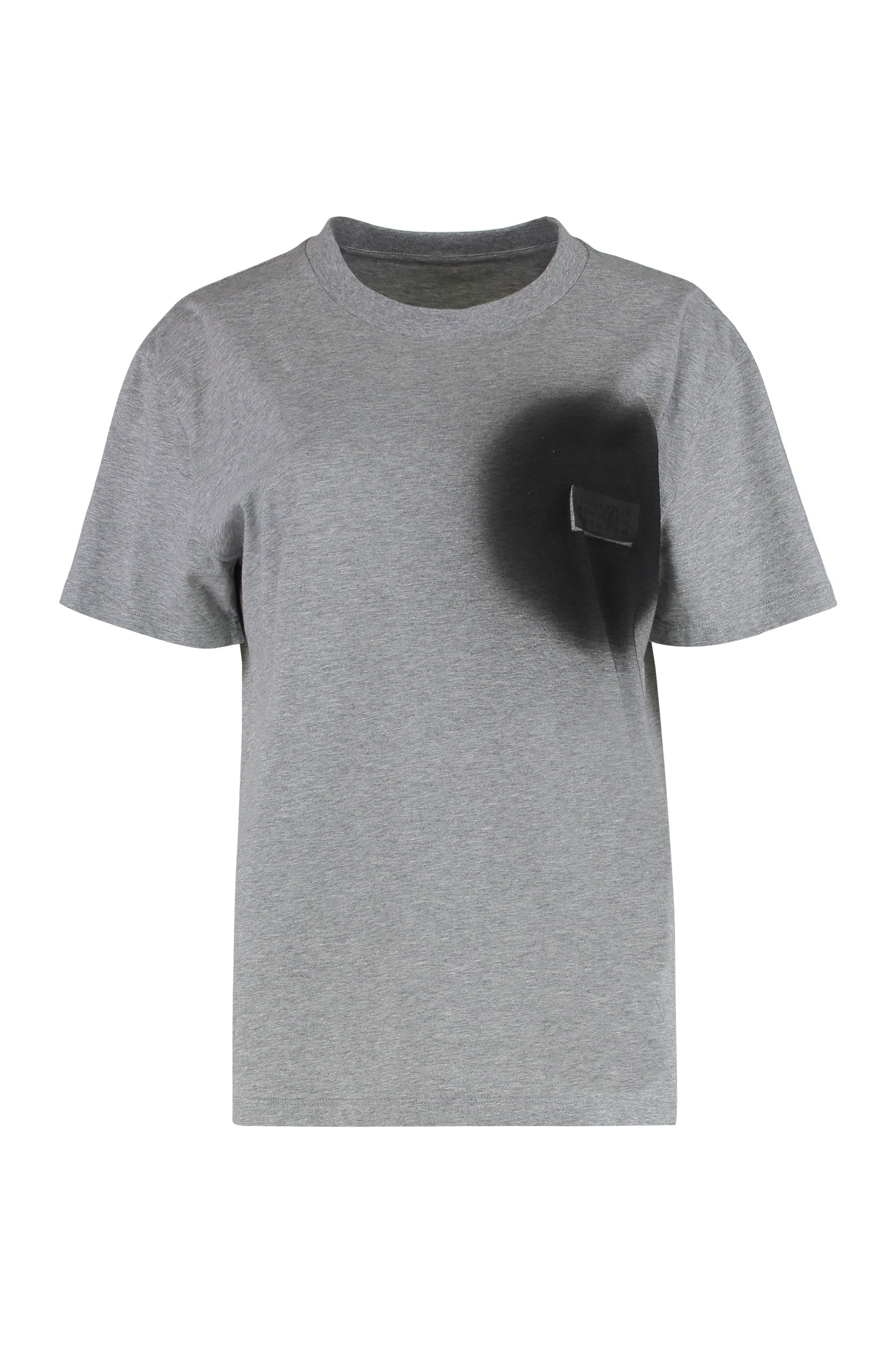 T-shirt with spray effect
