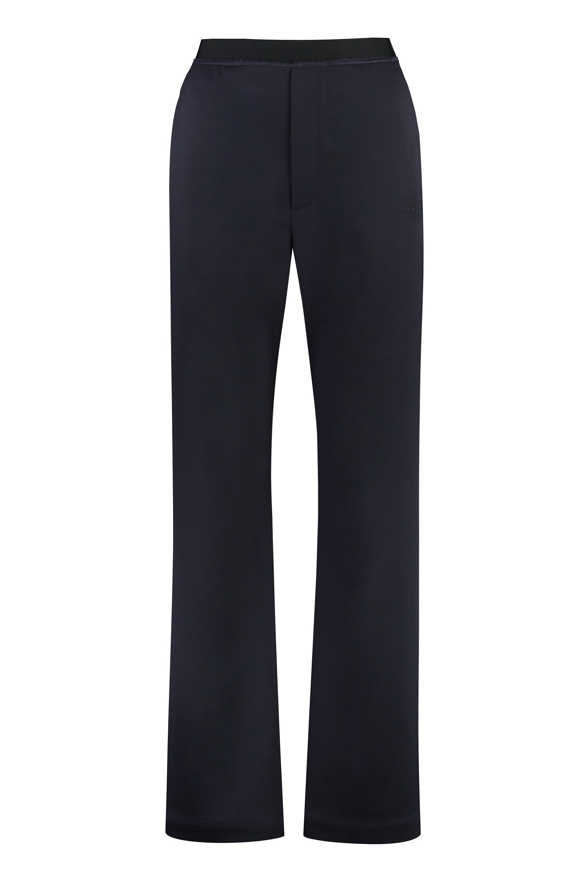 Wool blend trousers