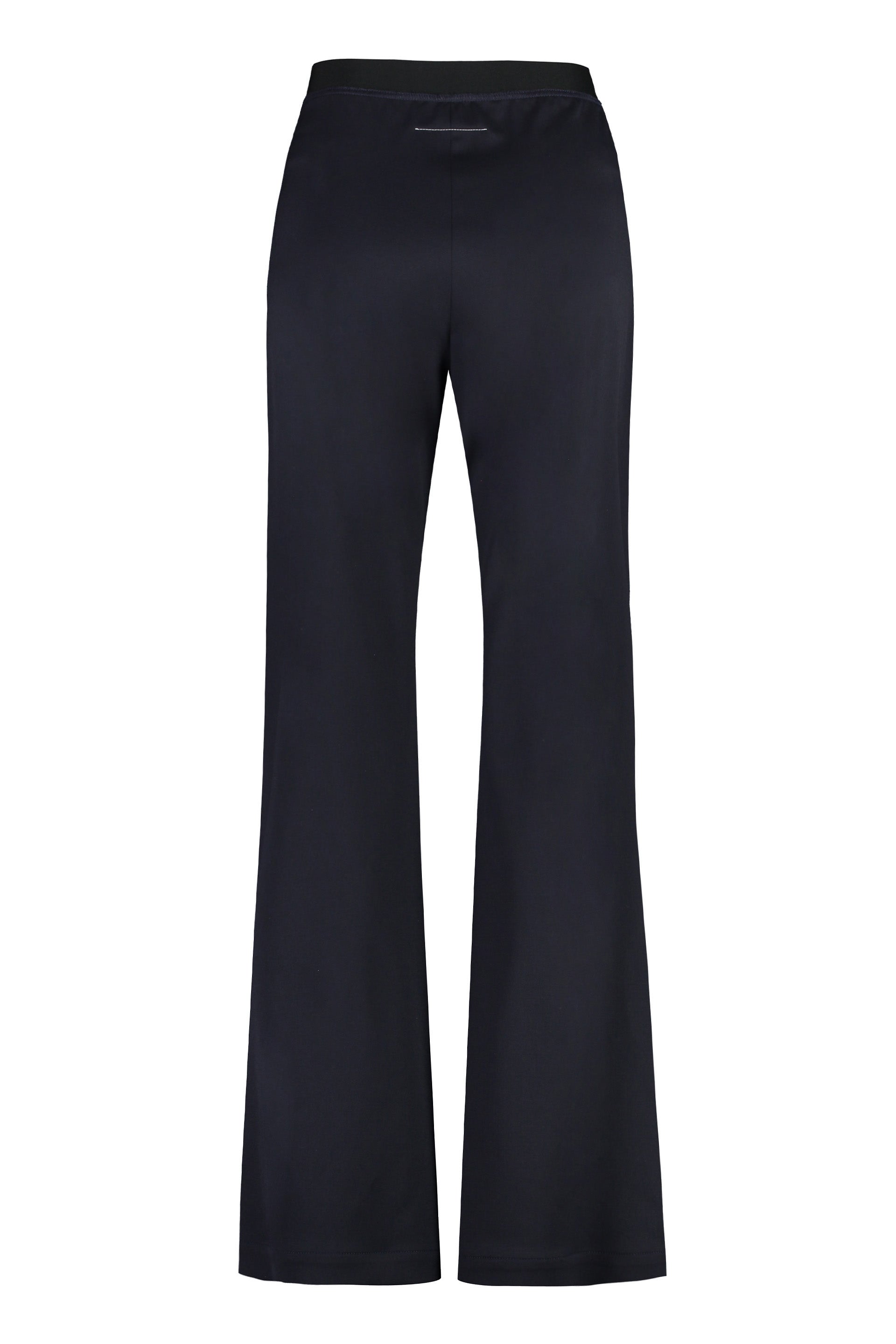 Wool blend trousers