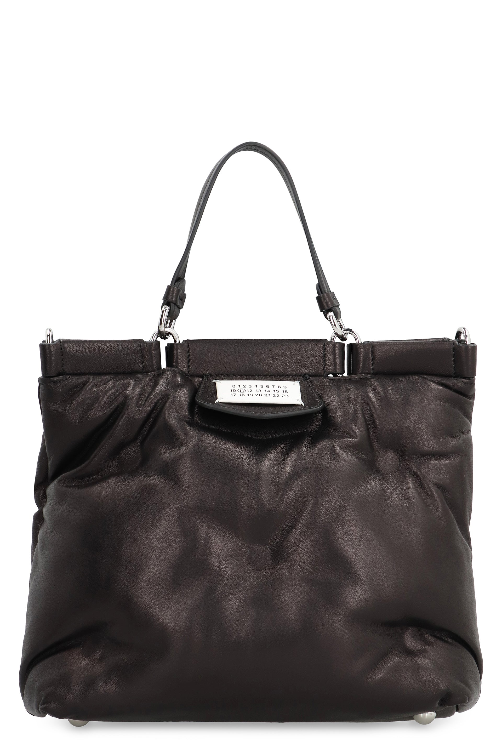 Glam Slam Smal Smooth leather tote bag