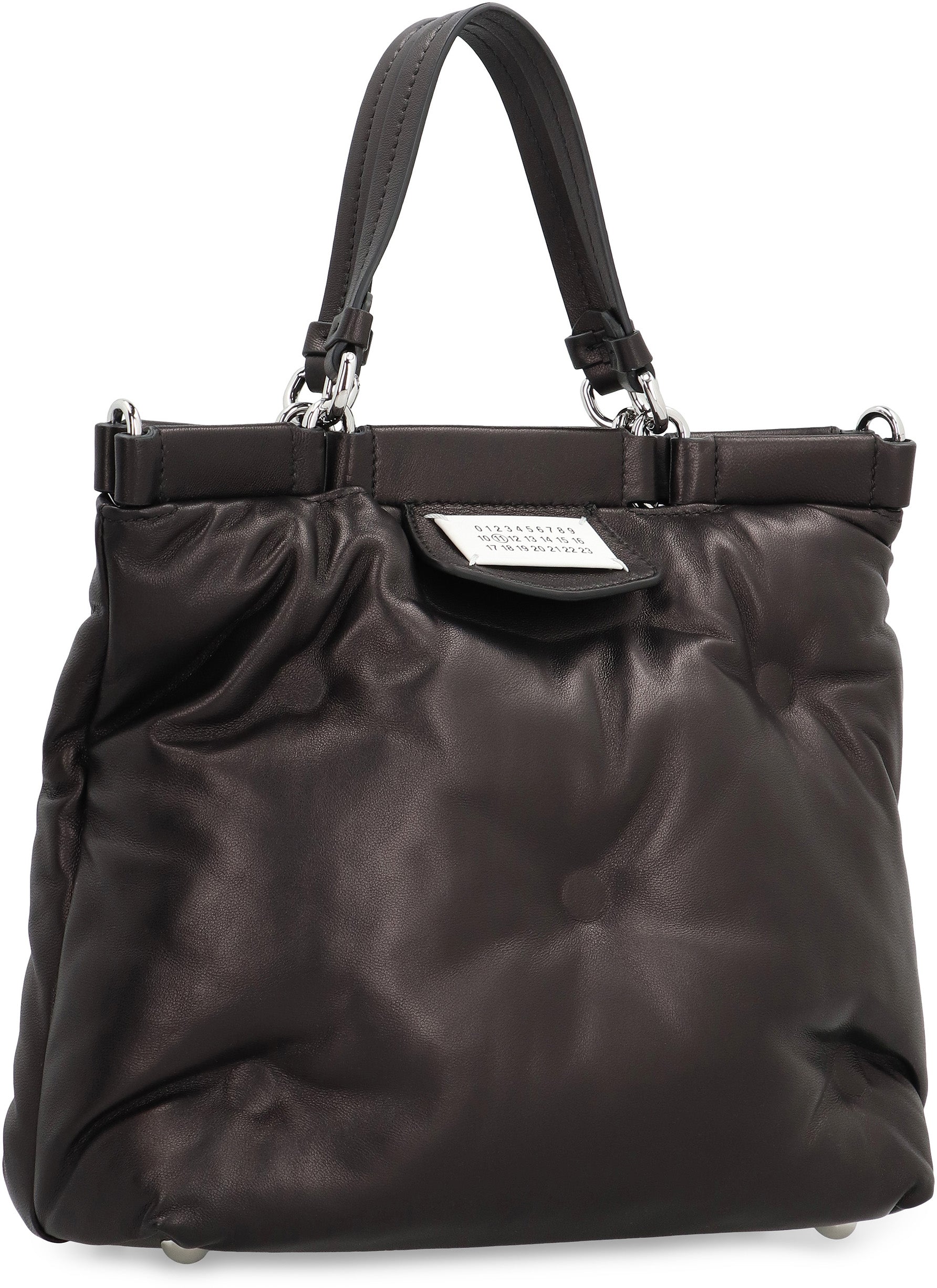 Glam Slam Smal Smooth leather tote bag