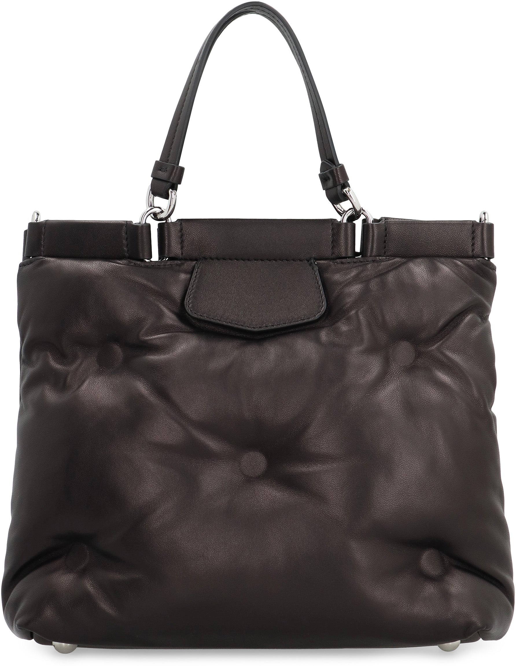 Glam Slam Smal Smooth leather tote bag