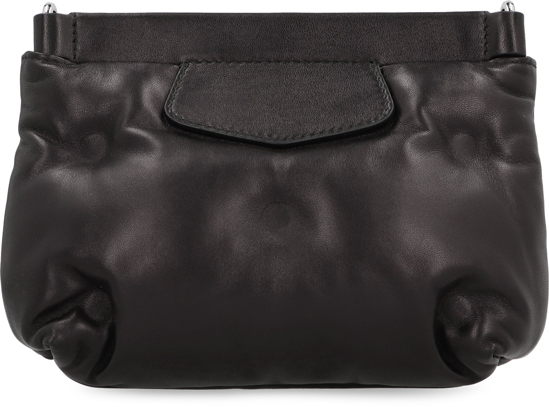 Glam Slam leather clutch