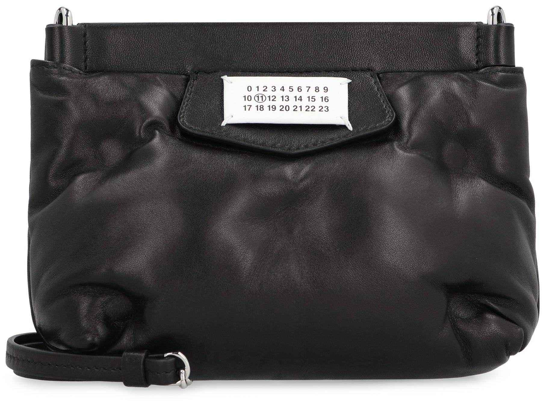 Glam Slam leather clutch