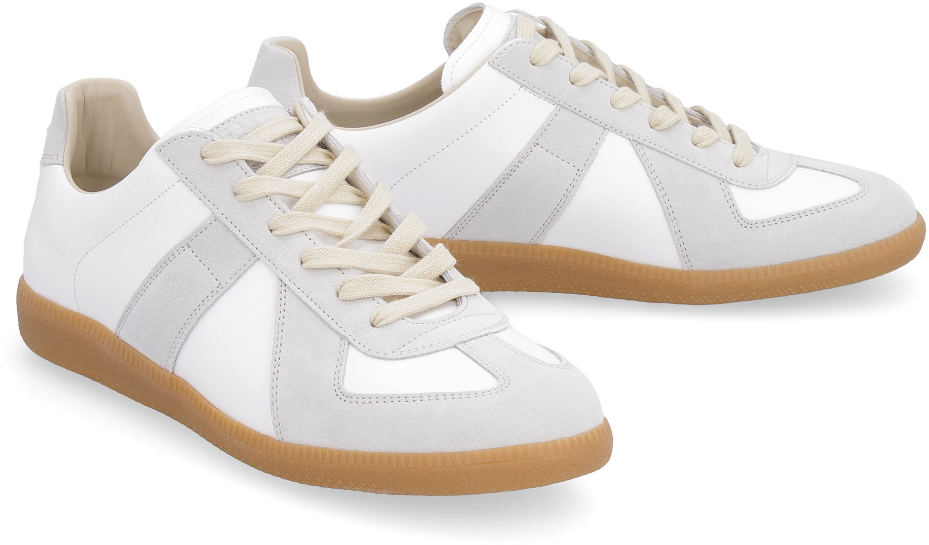 Replica leather sneakers