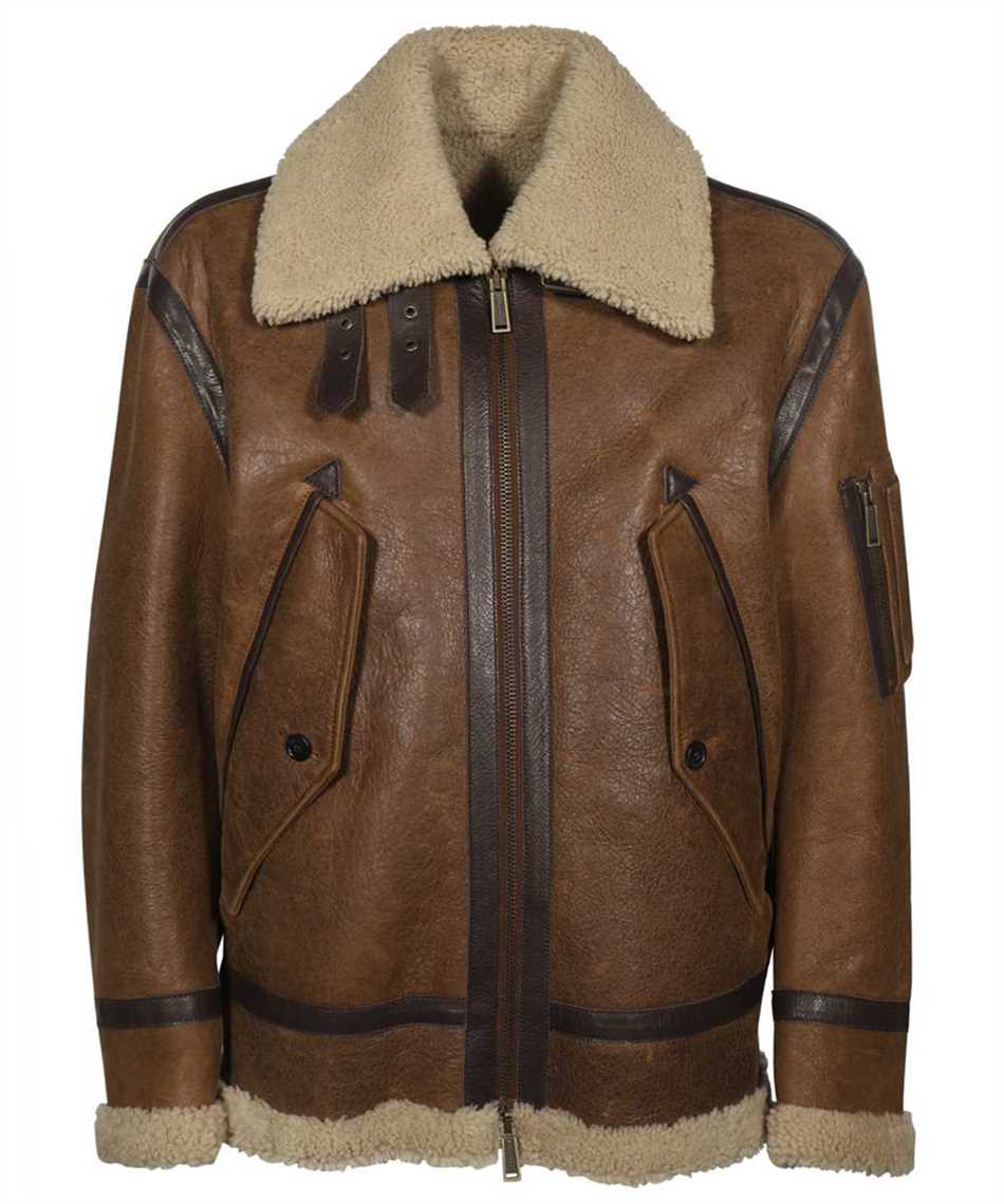 Short sheepskin jacket