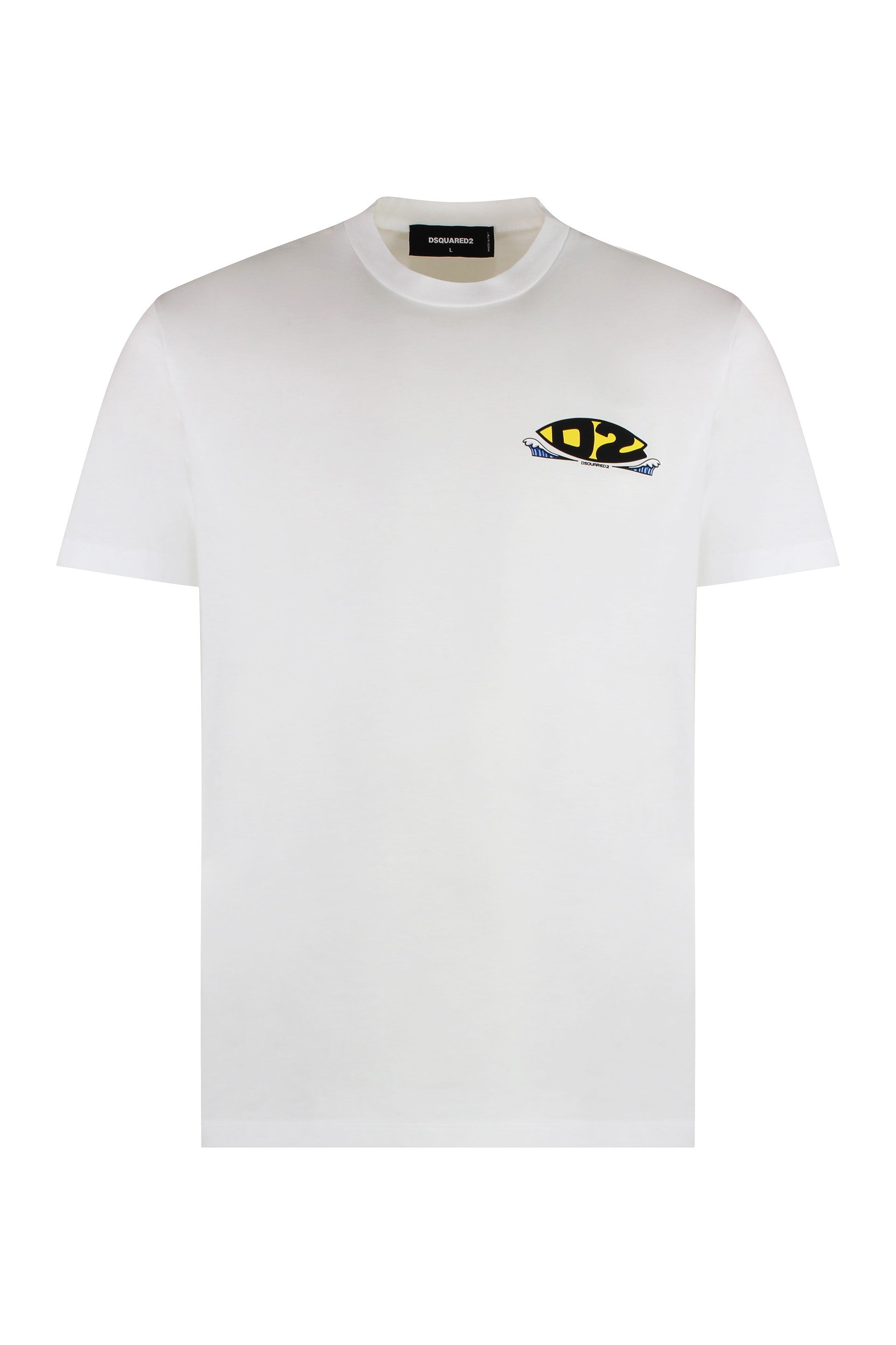 Cotton crew-neck T-shirt