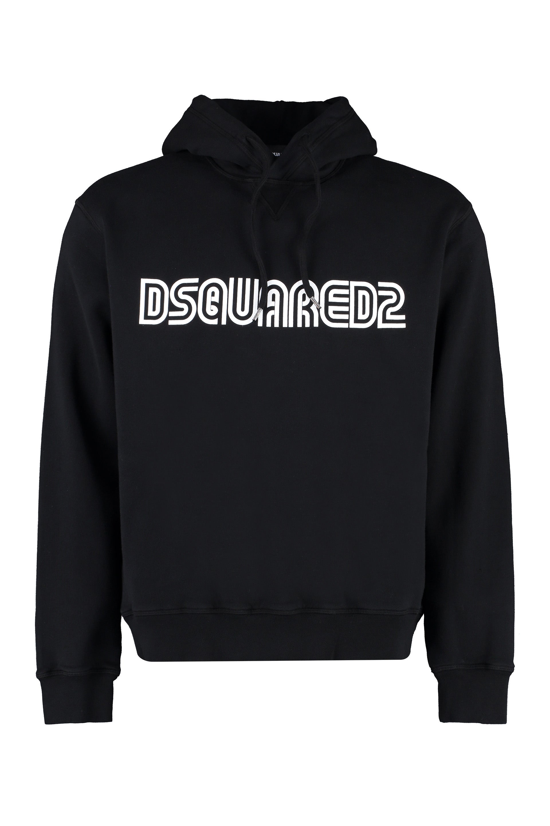 Logo print hoodie