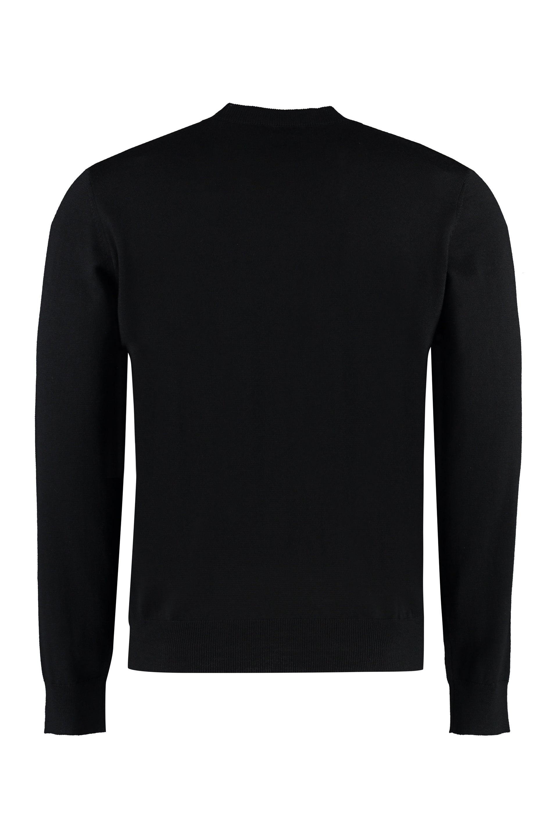 Virgin wool crew-neck sweater