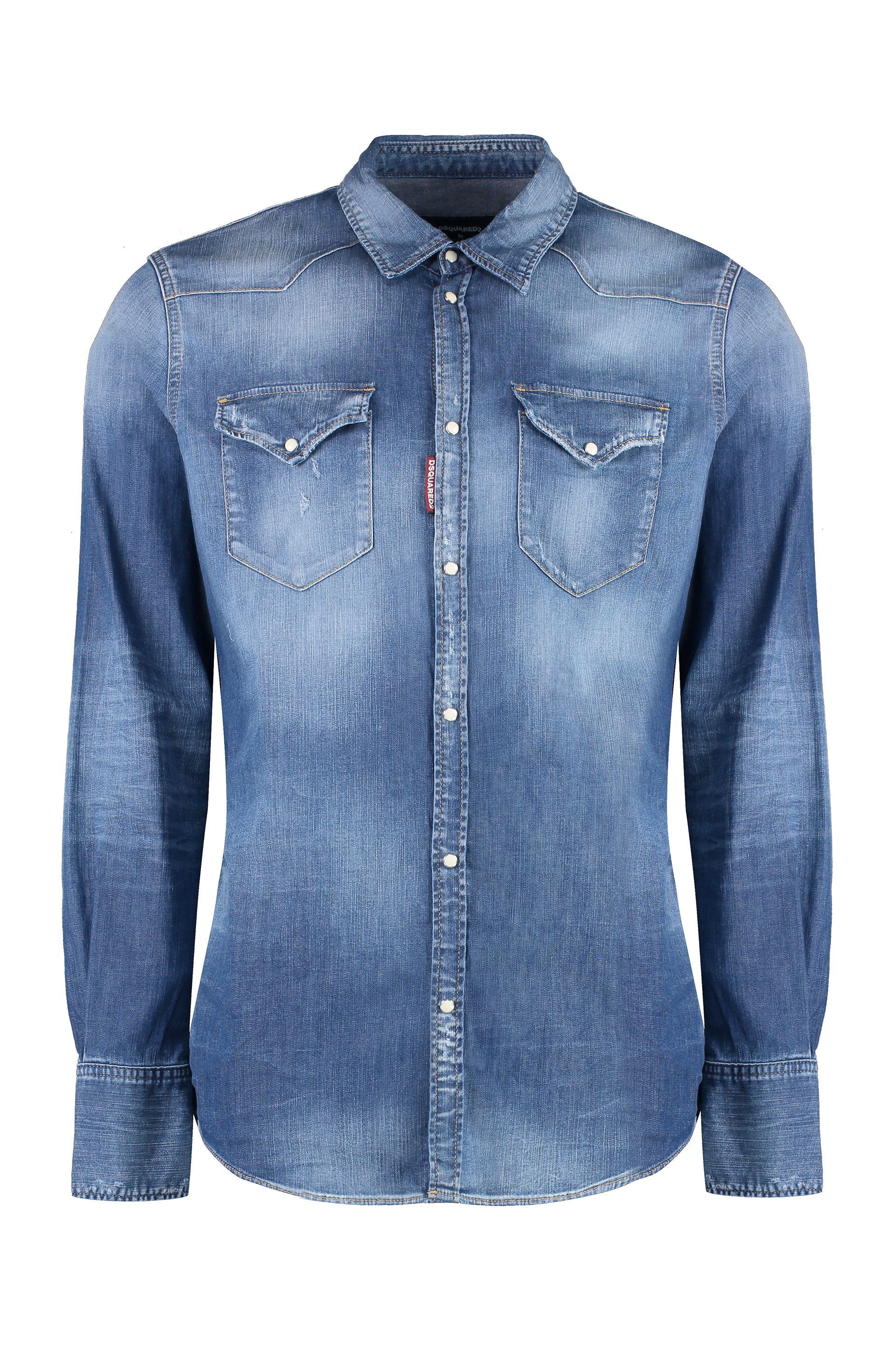 Western style denim shirt