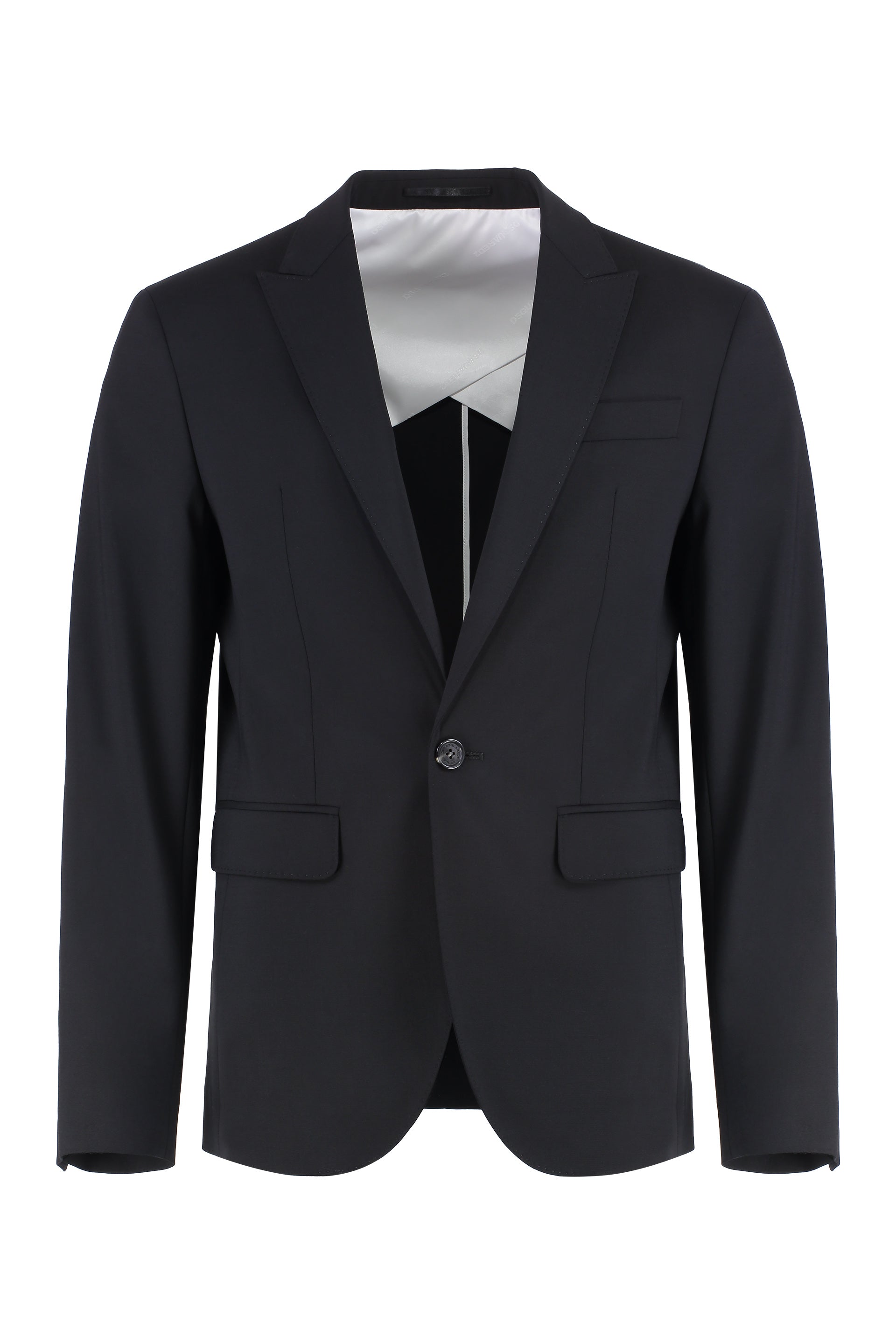 Virgin wool two-piece suit