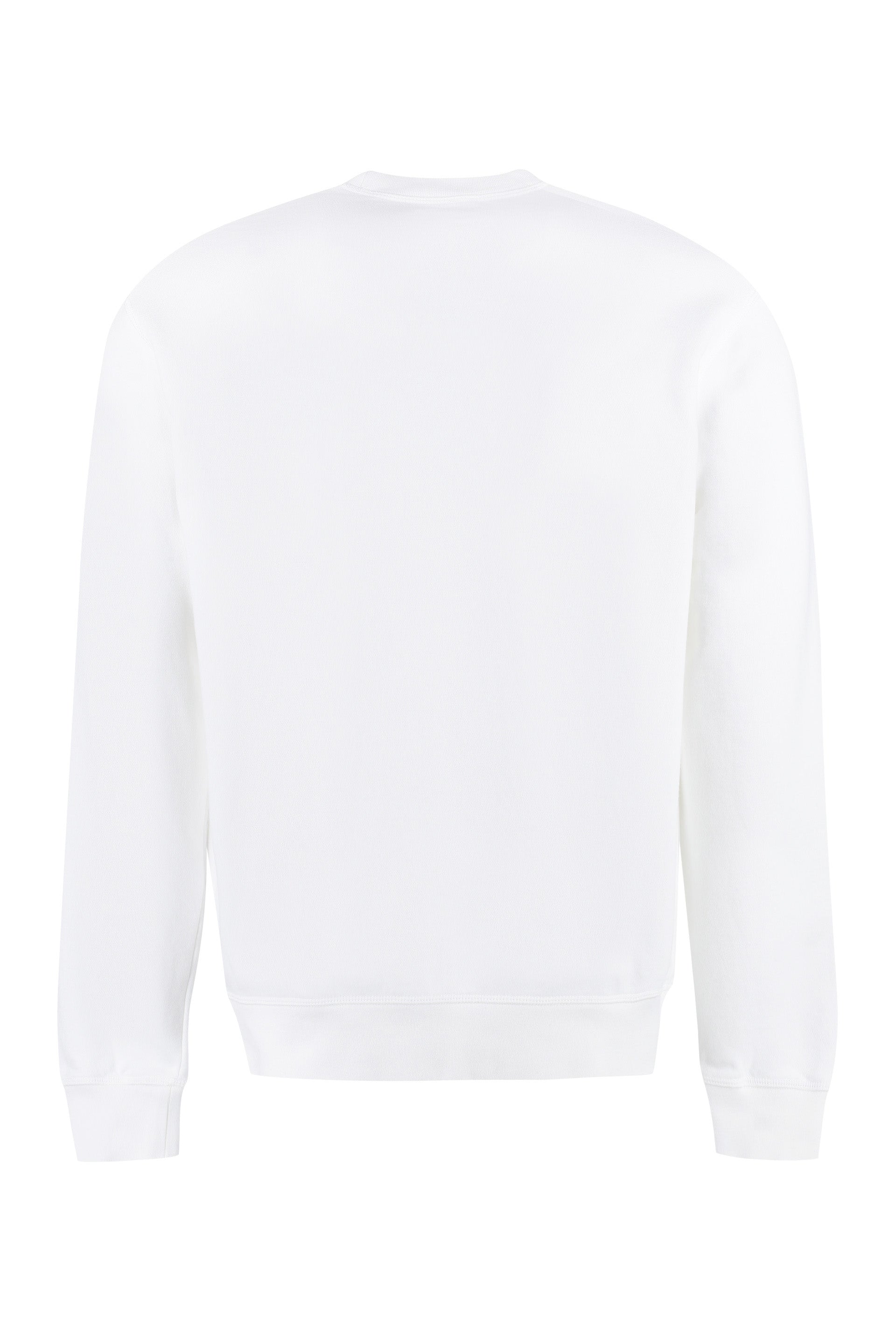 Cotton crew-neck sweatshirt