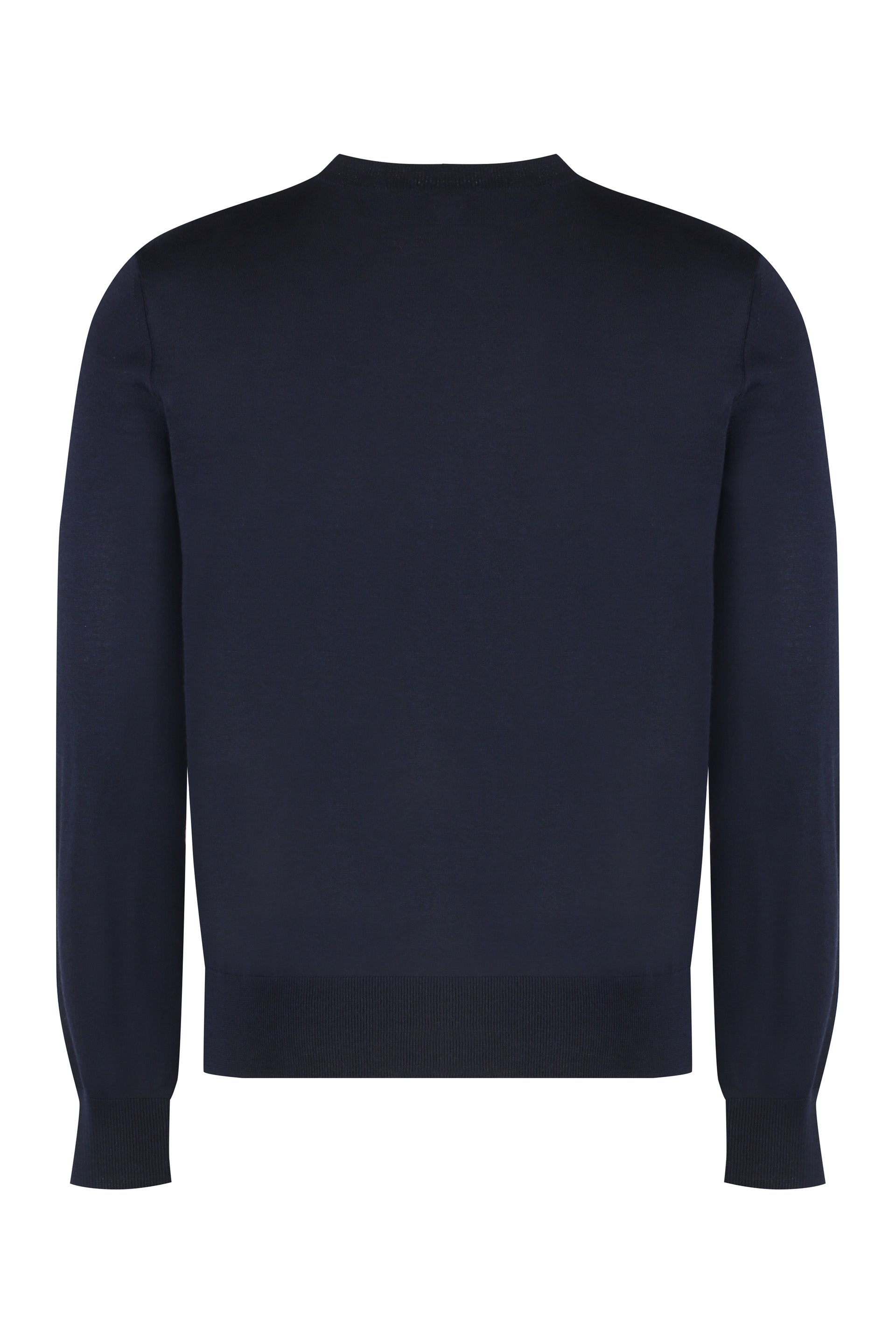 Crew-neck wool sweater