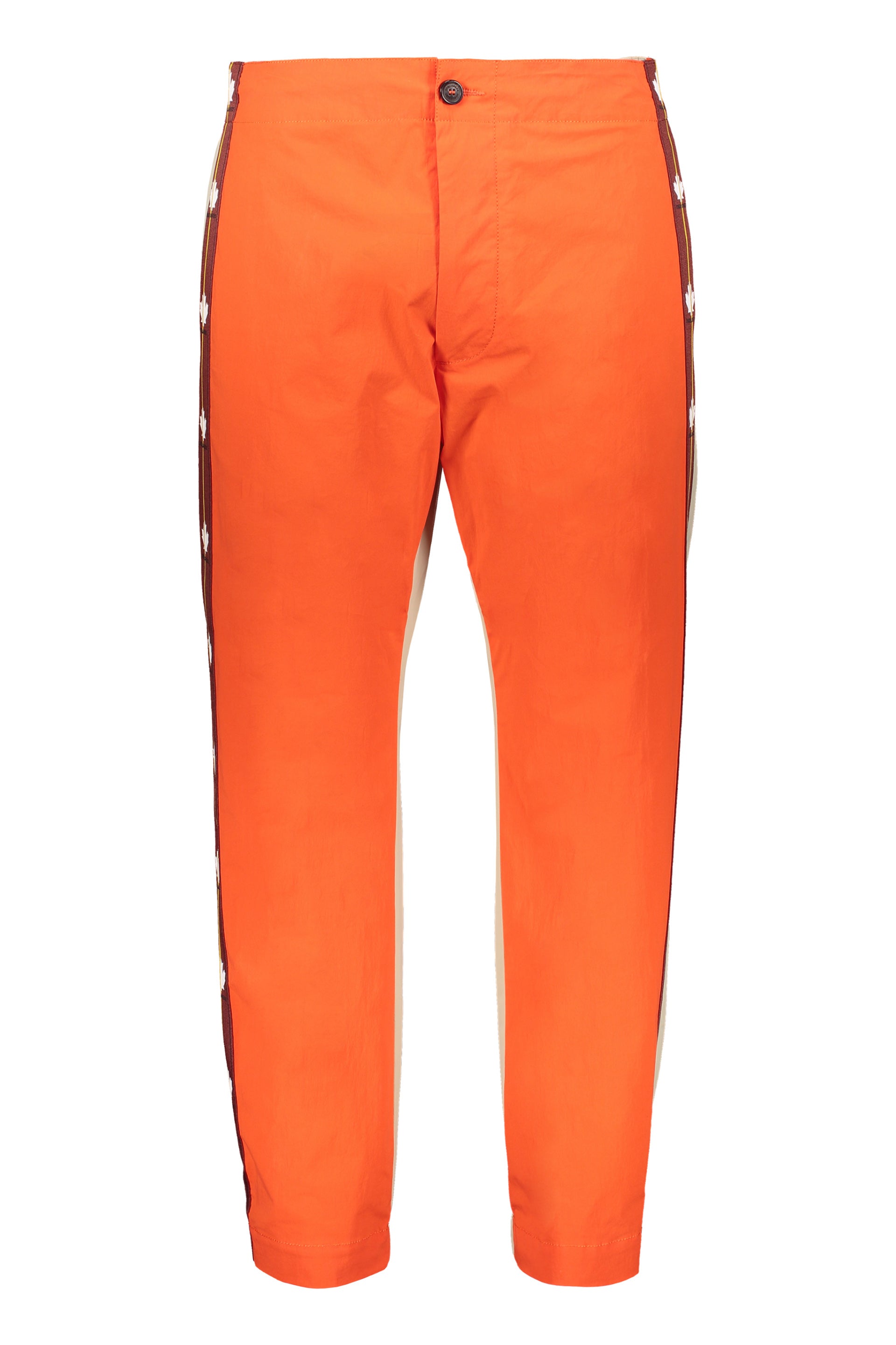 Track-pants with contrasting side stripes