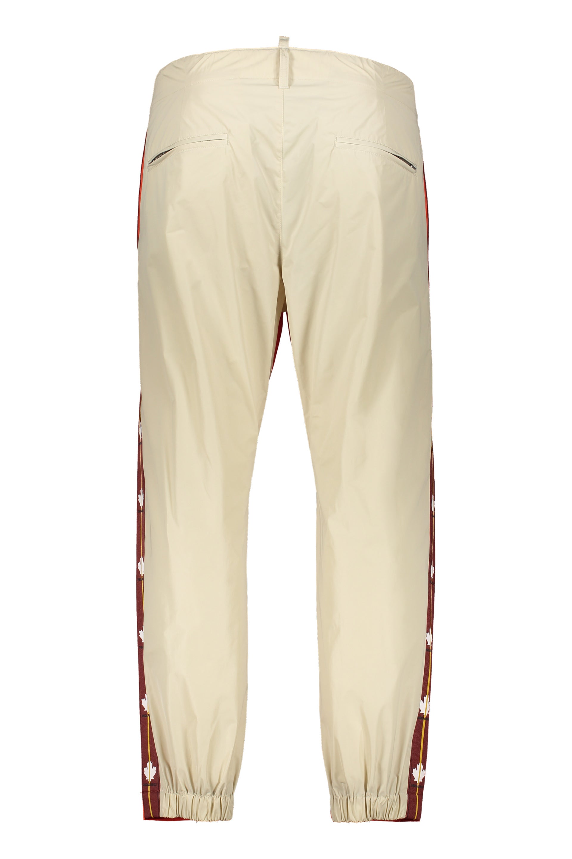 Track-pants with contrasting side stripes