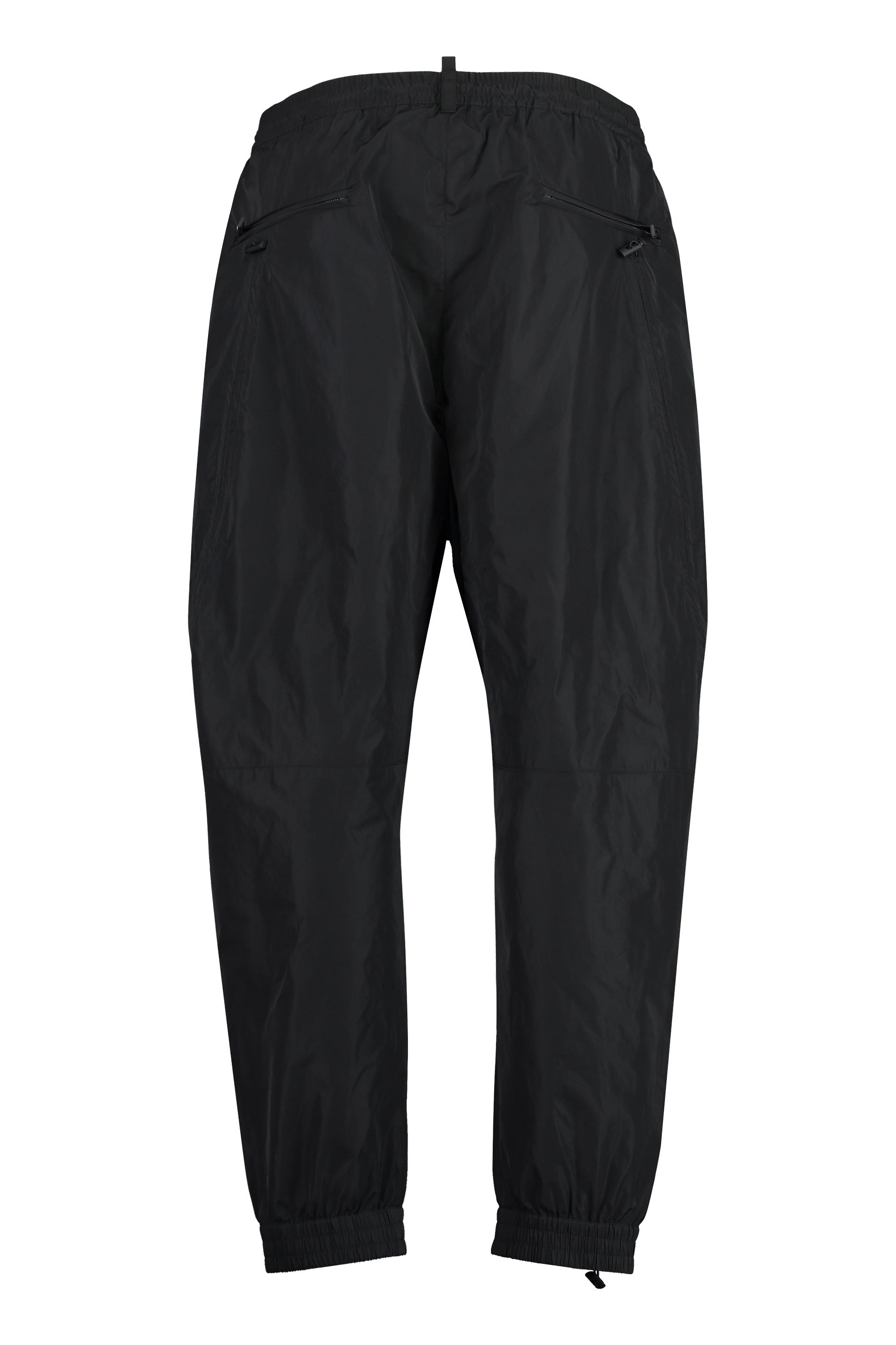 Techno fabric track pants