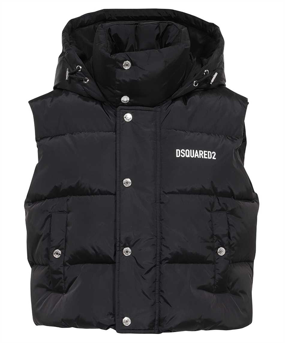 Hooded nylon vest