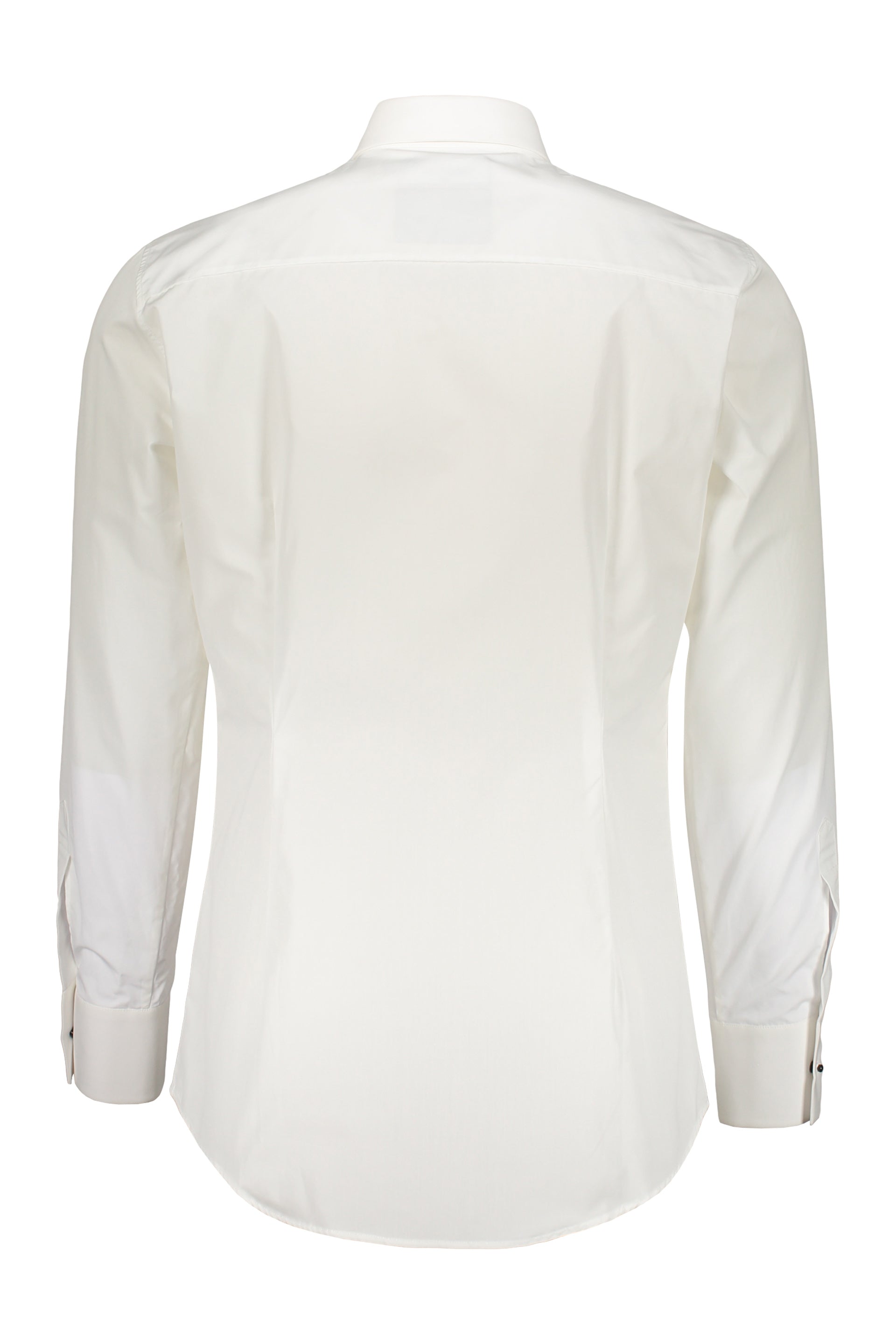 Spread collar cotton shirt