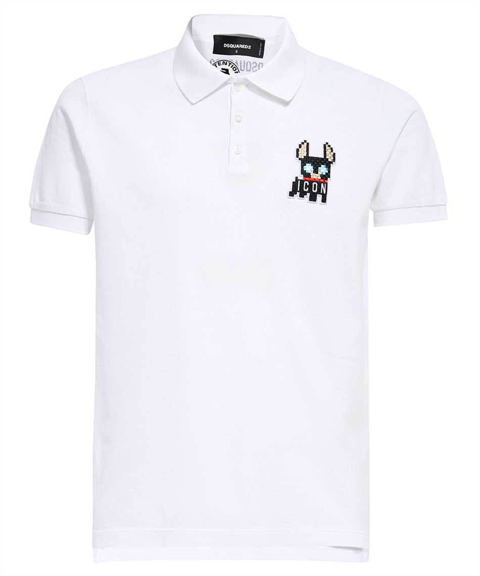 Short sleeve cotton polo shirt