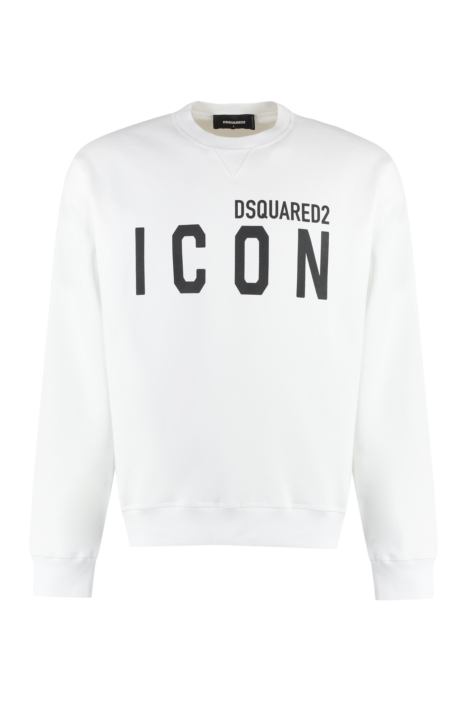 Printed cotton sweatshirt