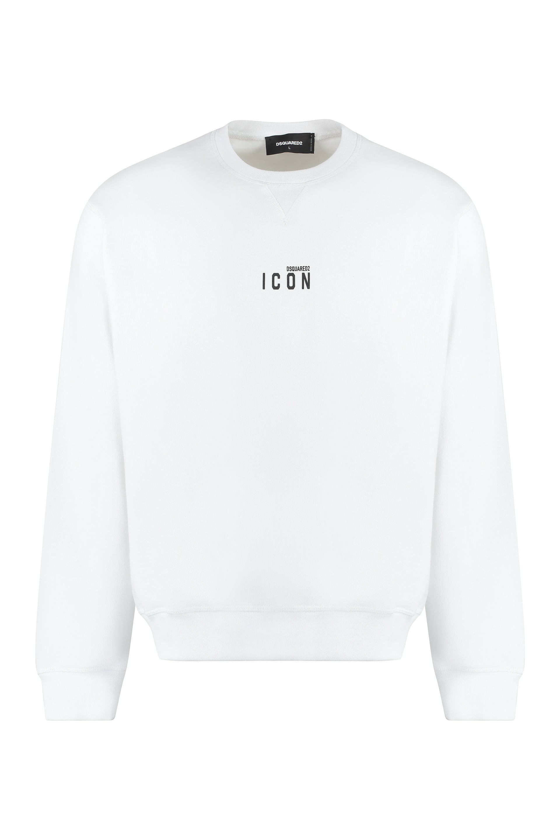 Cotton crew-neck sweatshirt