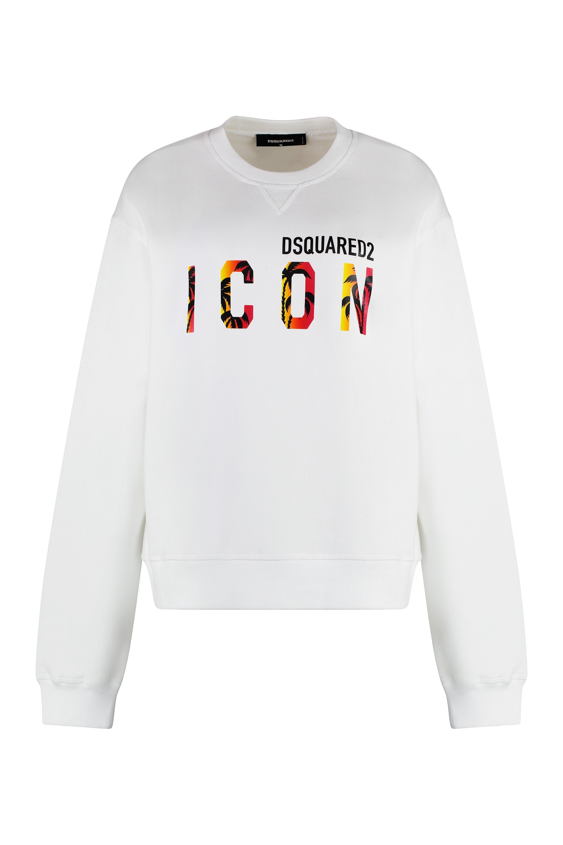 Cotton crew-neck sweatshirt