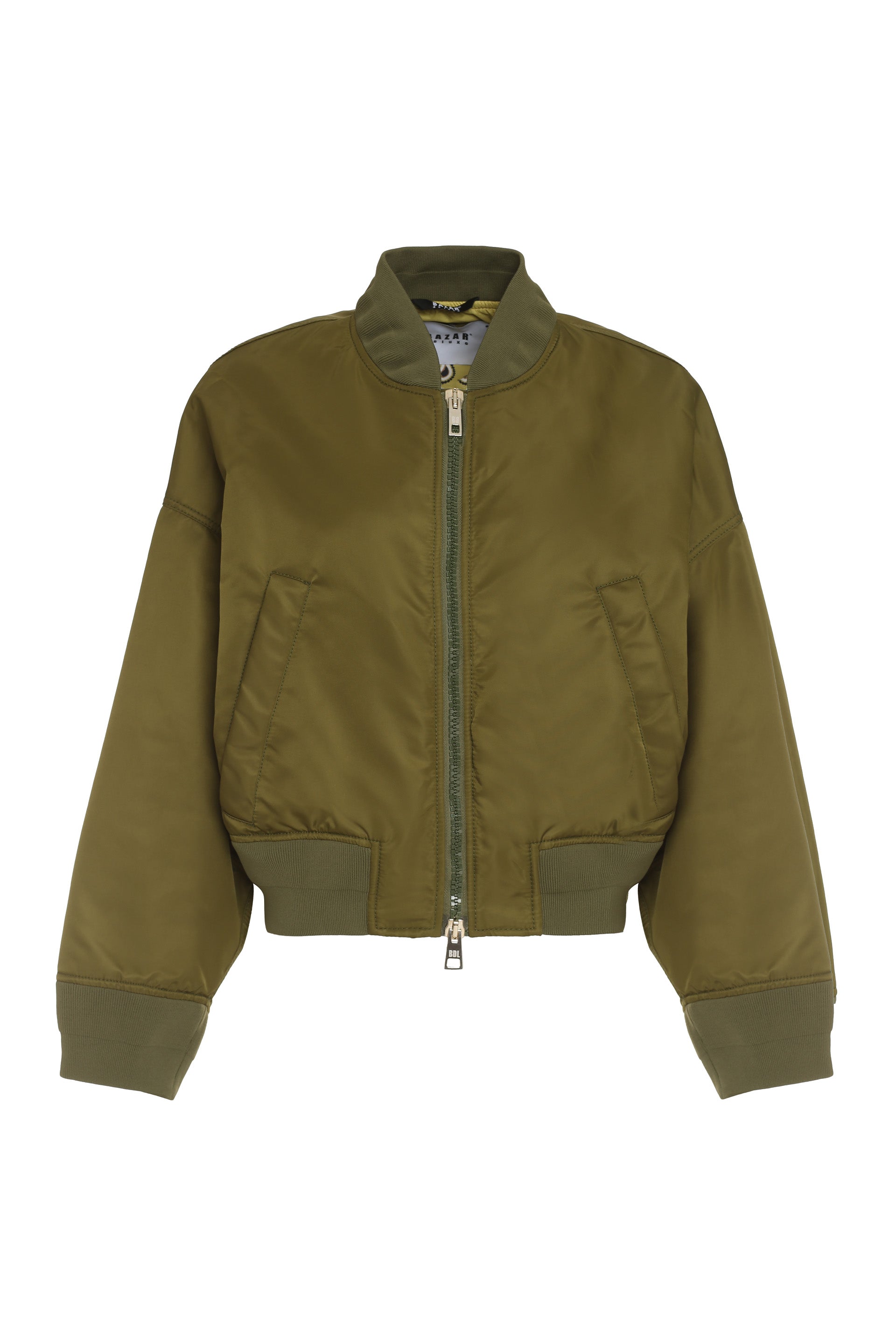 Nylon bomber jacket