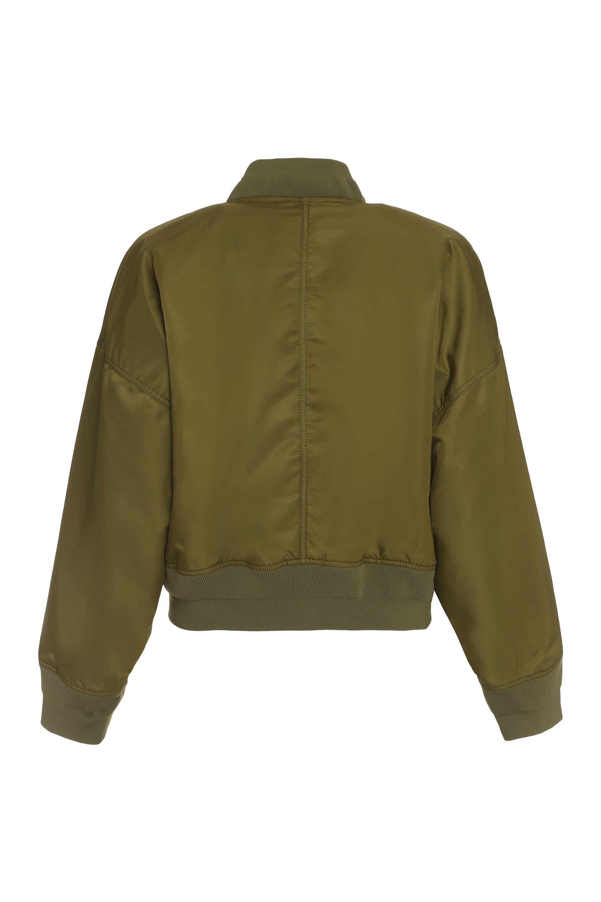 Nylon bomber jacket