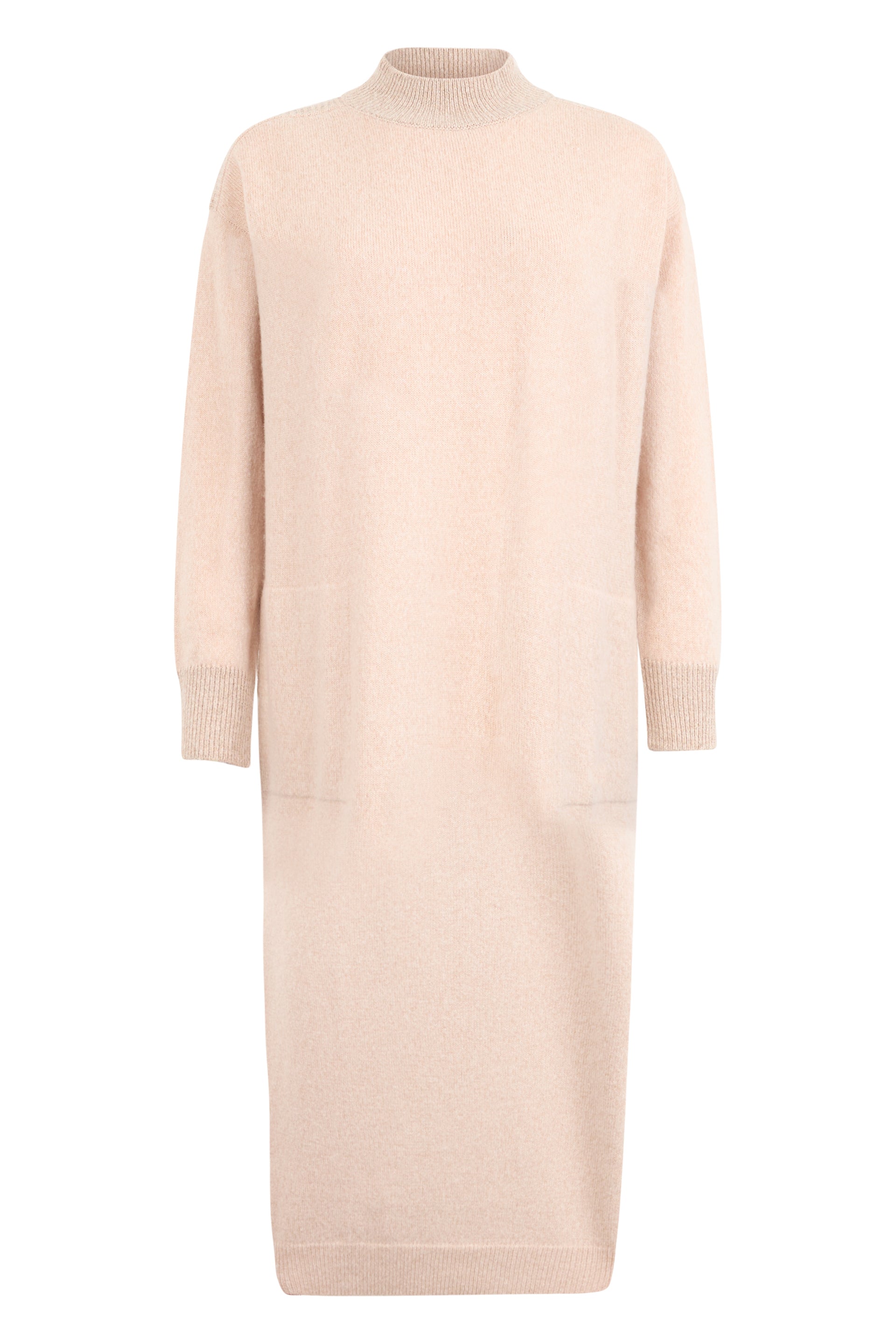 Light beige long dress elegant and versatile, ideal for any occasion.