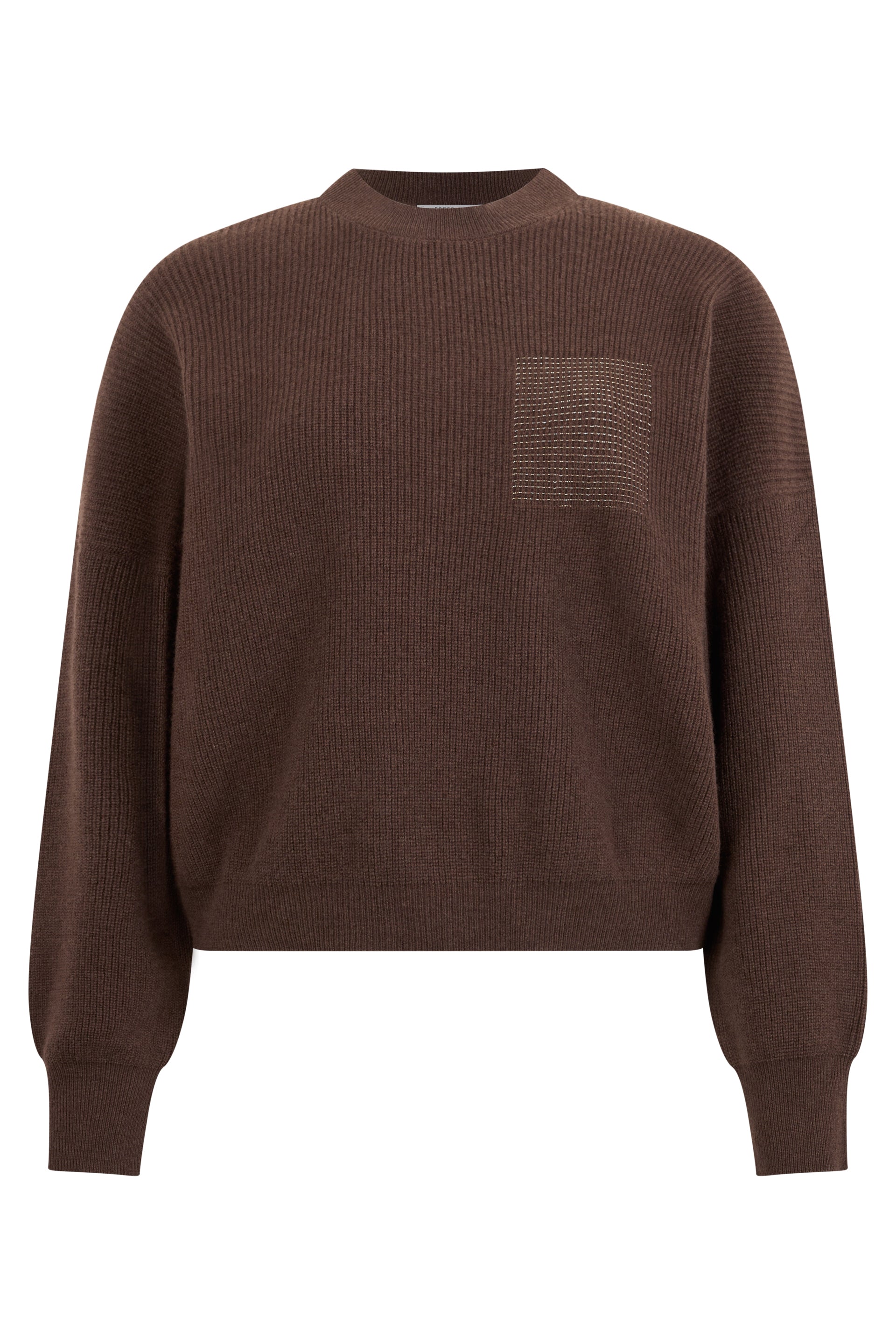 Brown nightgown with long sleeves and versatile design.