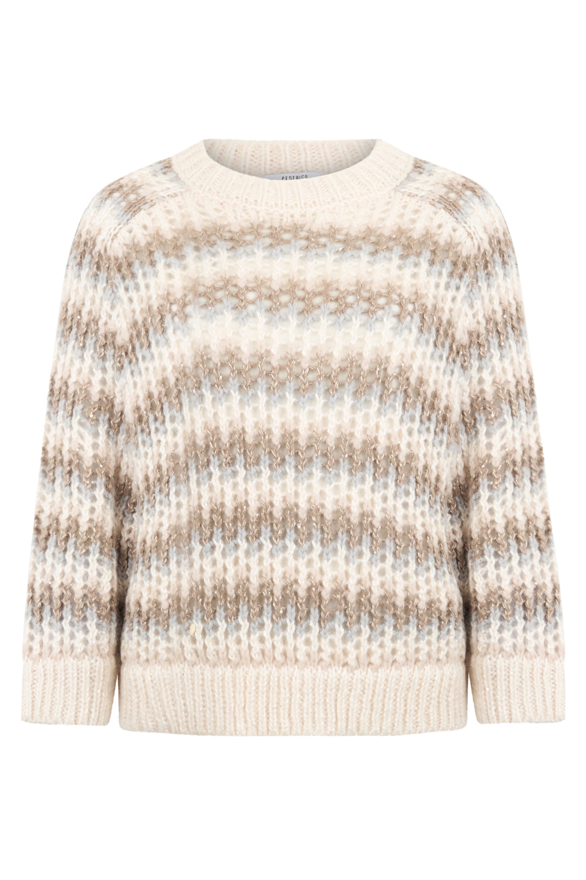 Stylish and versatile striped sweater.